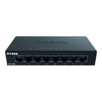 D-Link D-LINK 8-Port Layer2 Gigabit Light Switch ohne IGMP Netzwerk-Switch