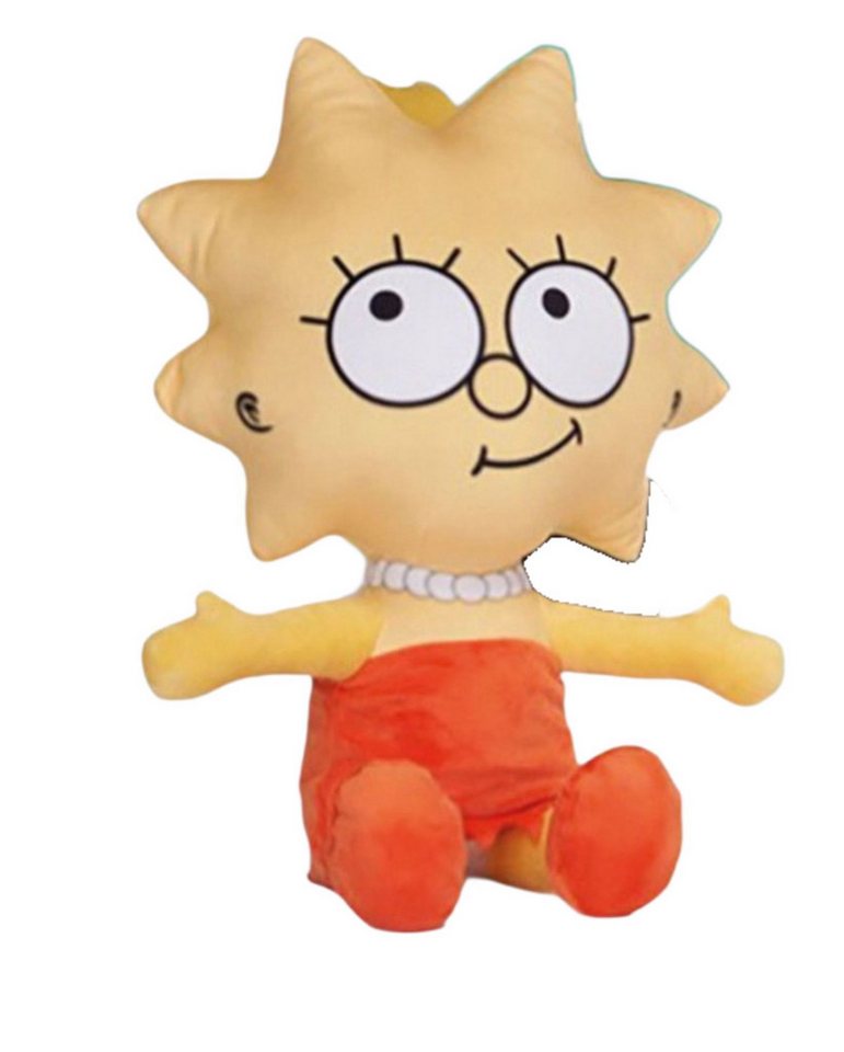 The Simpsons Kuscheltier The Simpsons Plüschtier Lisa 39 cm – Kuscheltier für Kinder & Fans (Set, 1-St., Geschenk-Set), Große 39cm Plüschfigur,weich, hochwertig verarbeitet, Variante wählbar