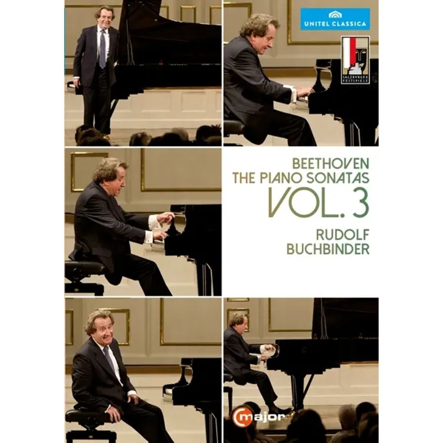 Major DVD Klaviersonaten Vol.3 (Mitschnitte von den Salzbuger Festspielen 2014)