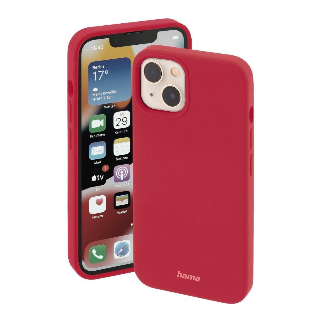 Hama Smartphone-Hülle »Cover "MagCase Finest Feel PRO" für Apple iPhone 14,  Smartphonehülle«