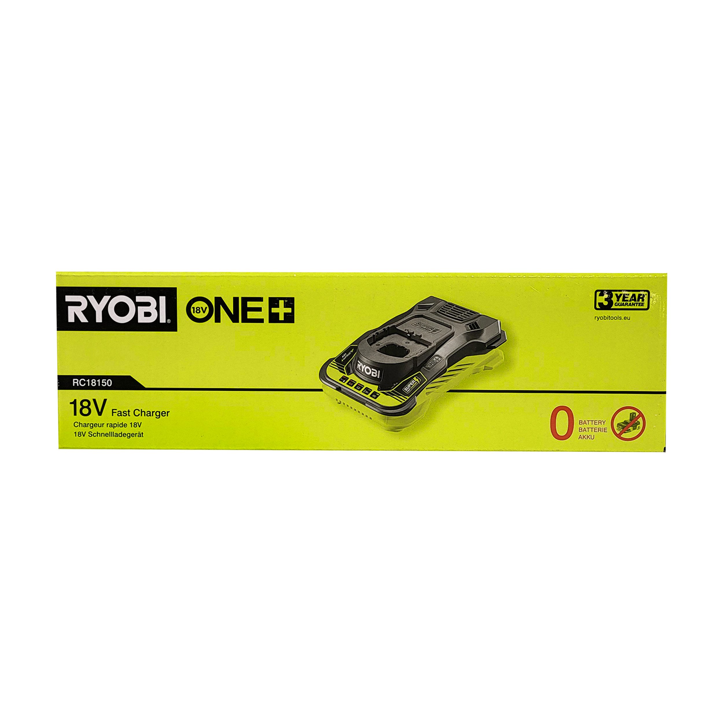 RYOBI Ryobi RC18150 18 V ONE+™ Schnellladegerät 5,0 A für Li-Ion-Akkus Akku-Ladestation (1-tlg)