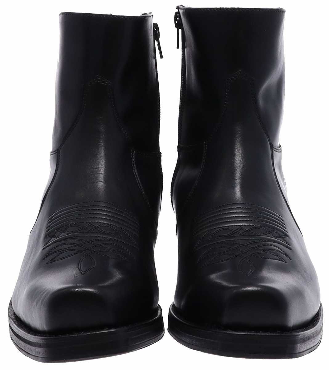 Sendra Boots 7826 Herren Lederstiefelette Schwarz günstig online kaufen
