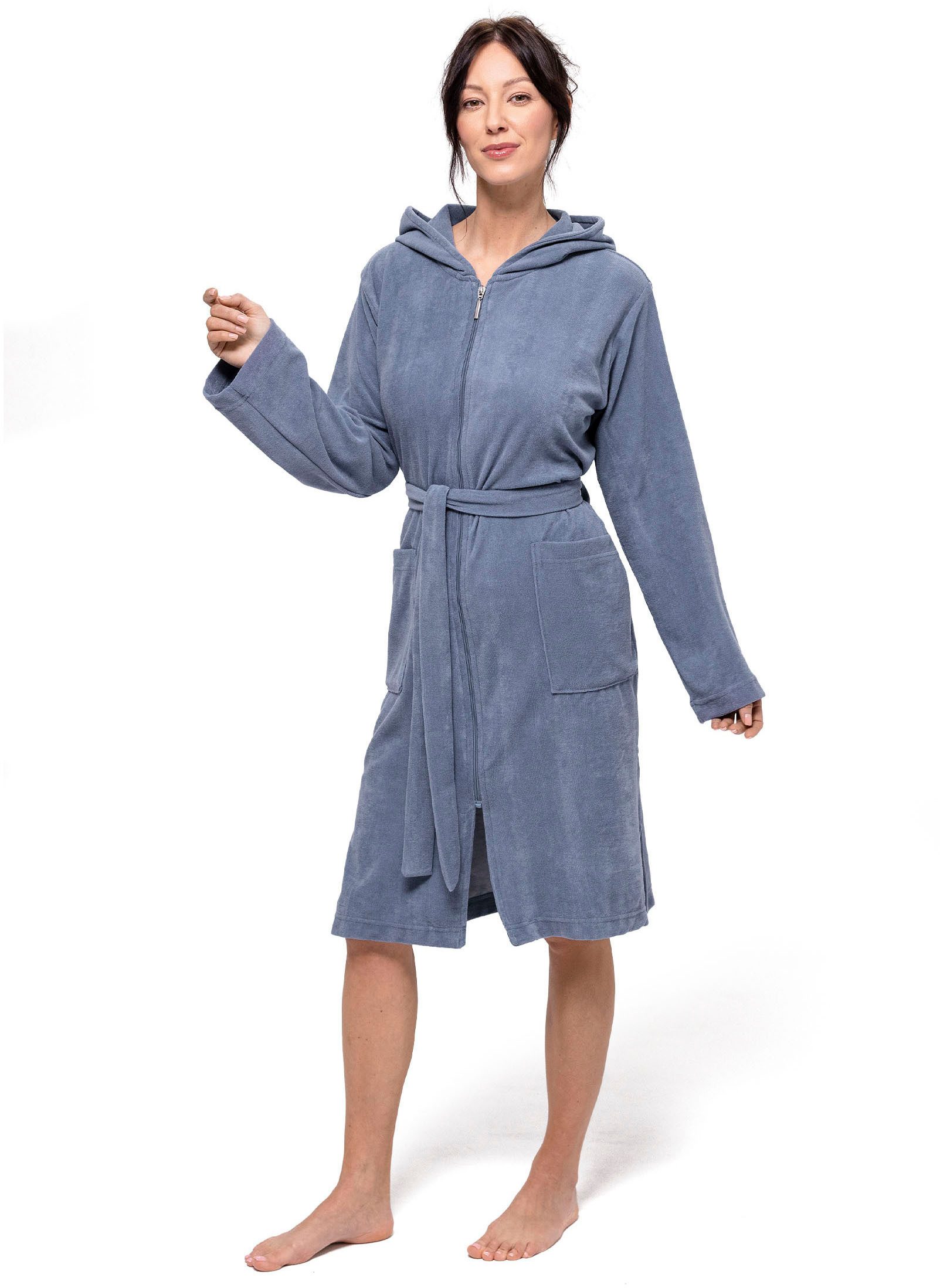 Möve Unisex-Bademantel ideal für Sauna & Spa, Hotelbademantel, Morgenmantel günstig online kaufen