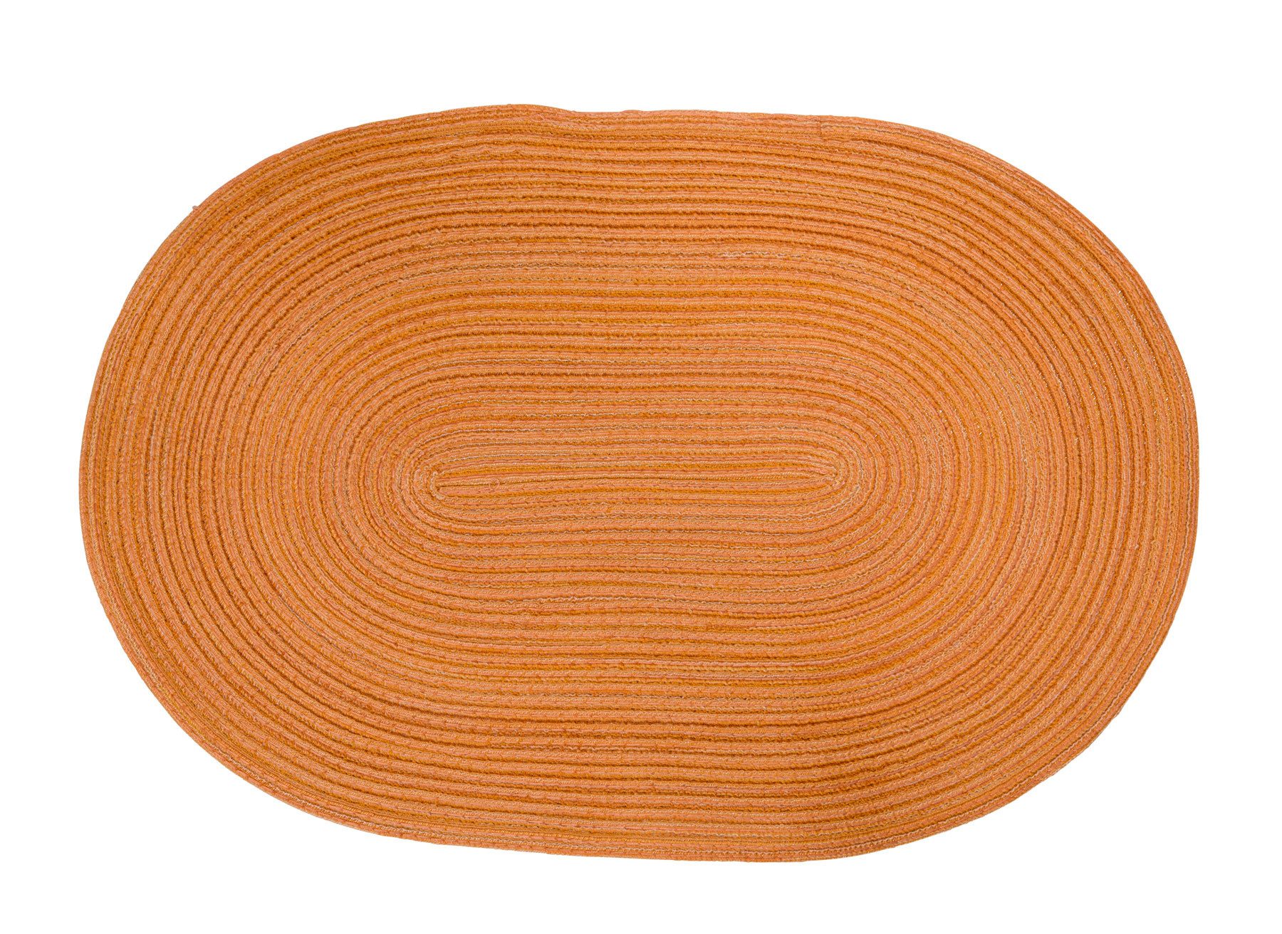 Platzset Tischset 12er Set Samba Oval 048/033 mandarin