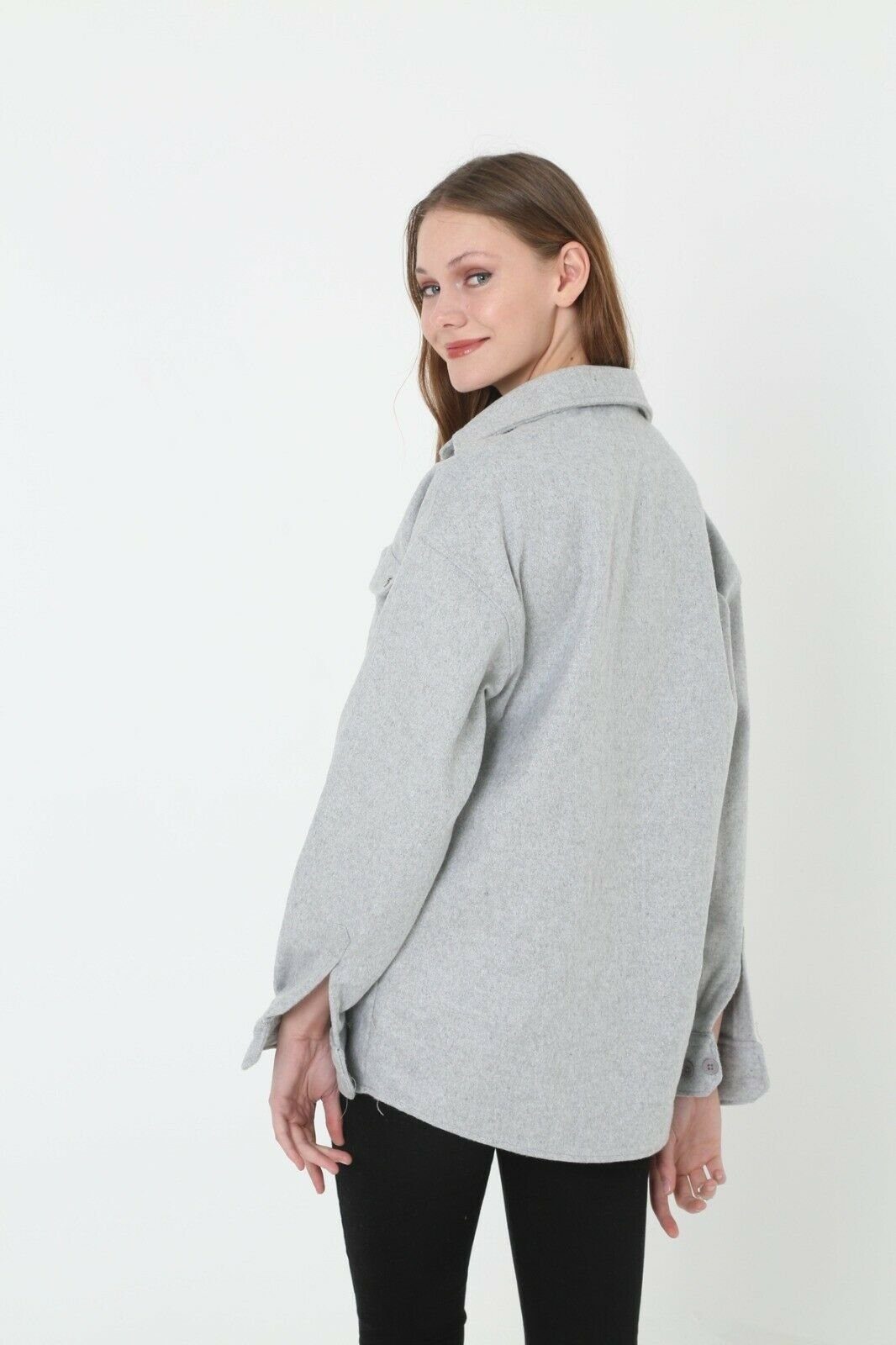 cofi1453 Hemdbluse Moderne Damen Hemdjacke Freizeithemd günstig online kaufen