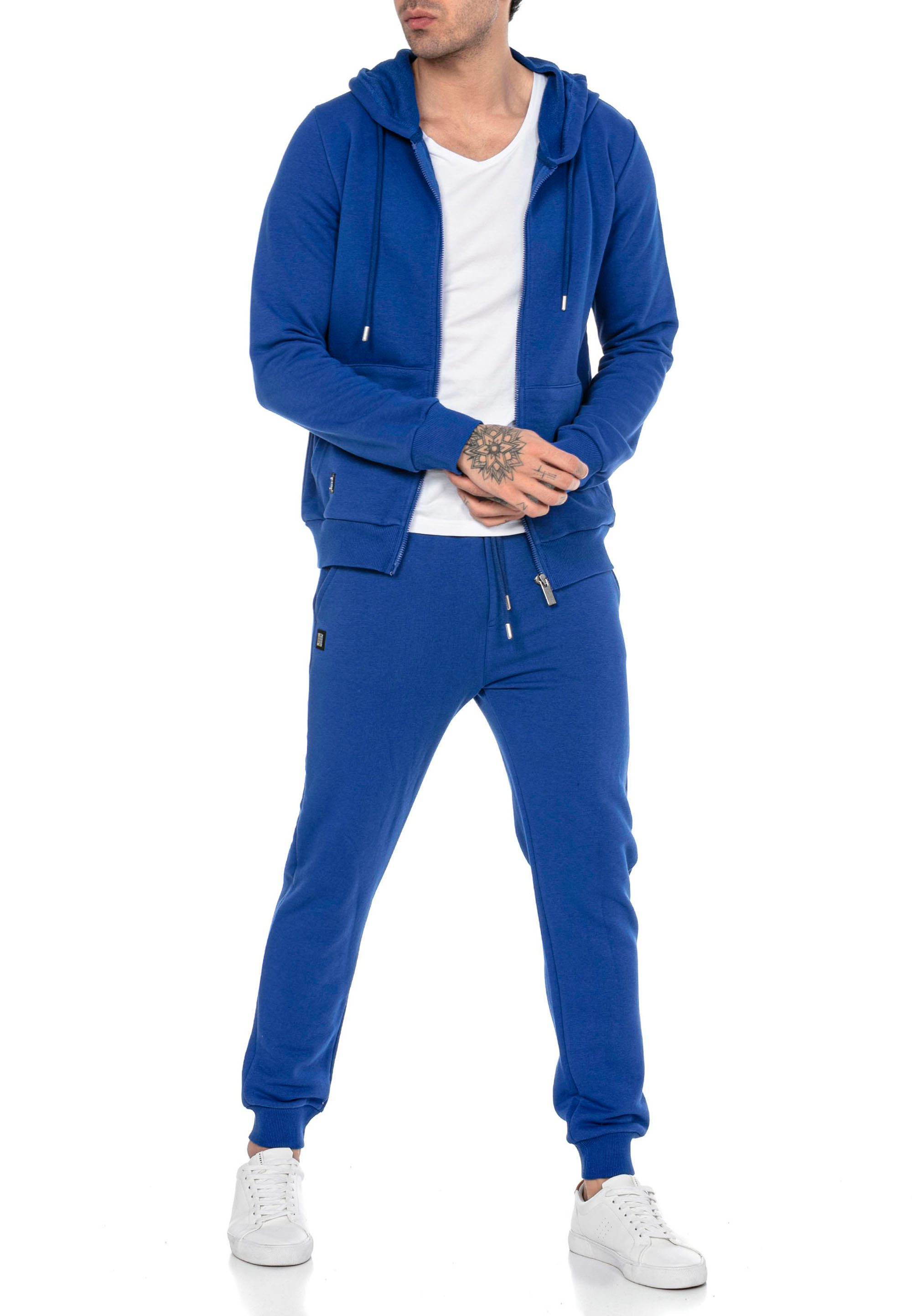 Jogginganzug Red Bridge Herren Jogginganzug Sweat Suit Set Sweatjacke Hose