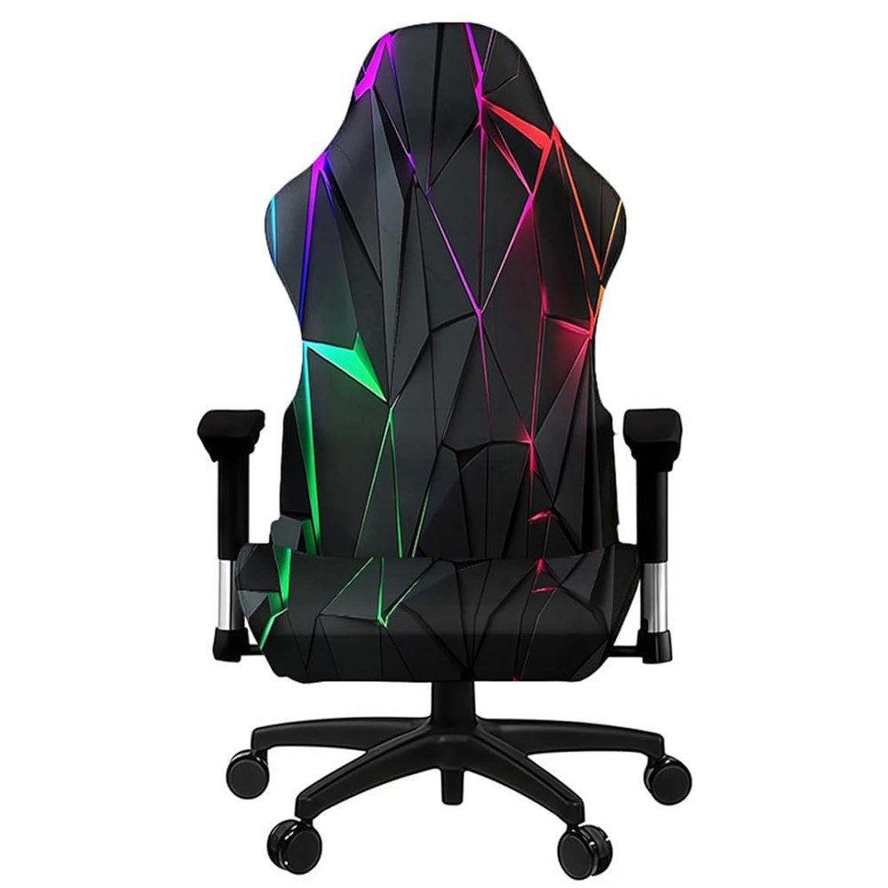 Agger Stuhlhusse Gaming Stuhlbezug Stretch – Universeller Gamingstuhl Bezug, Elastischer Bürostuhlbezug, Waschbar & Rutschfest
