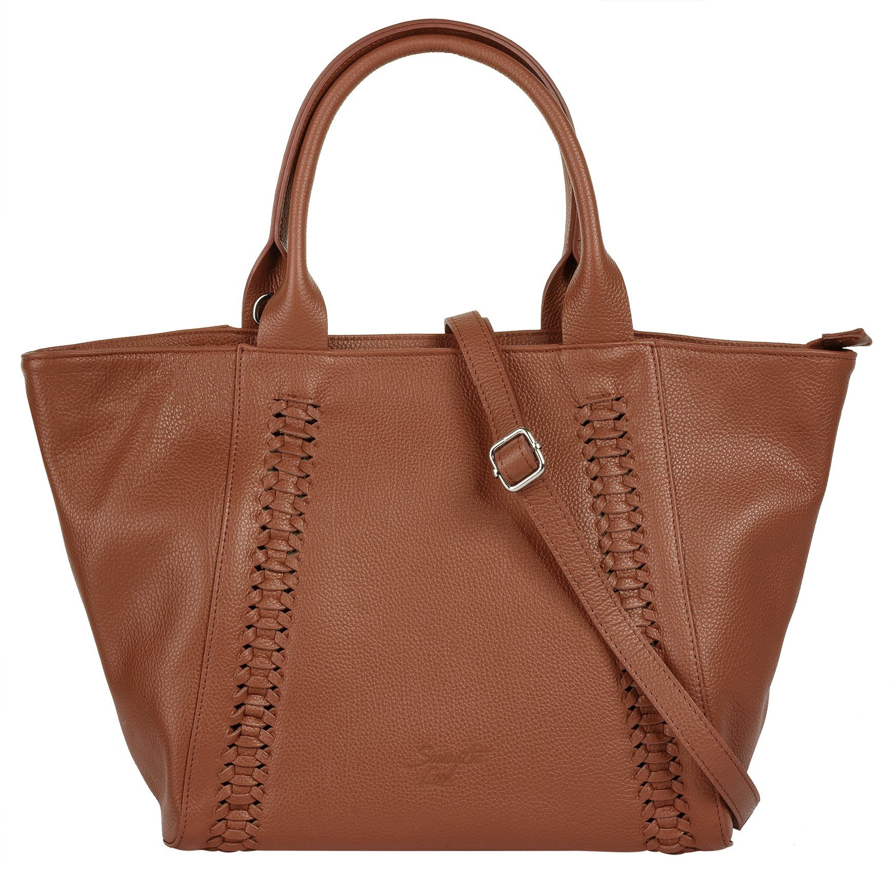 Samantha Look Shopper, echt Leder, Made in Italy. Reduzierter Preis € 69,95. Unverbindliche Preisempfehlung € 79,90
