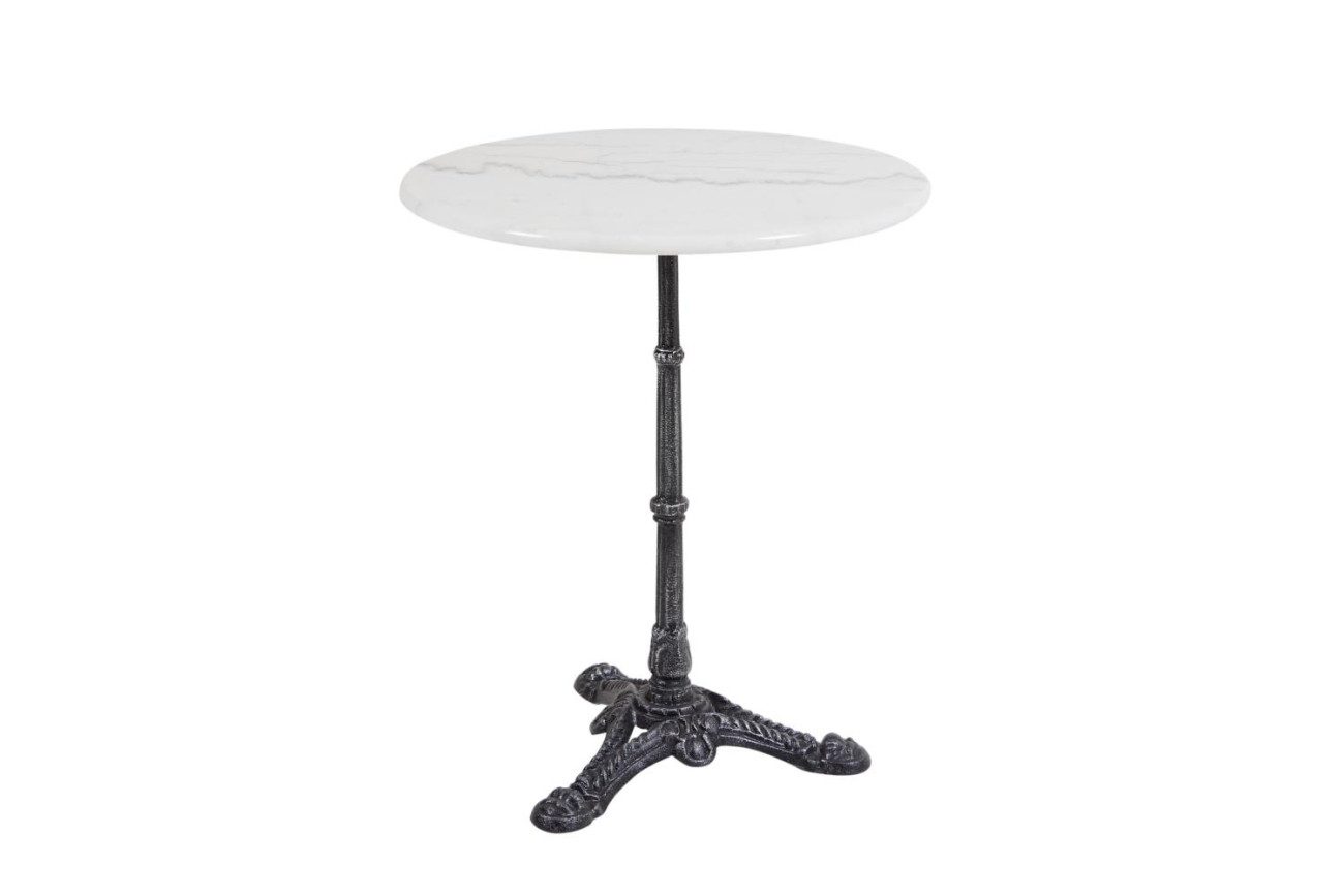 Brafab Esstisch Loire Ø 60 cm, Weiß, Geeignet für 2-4 Personen