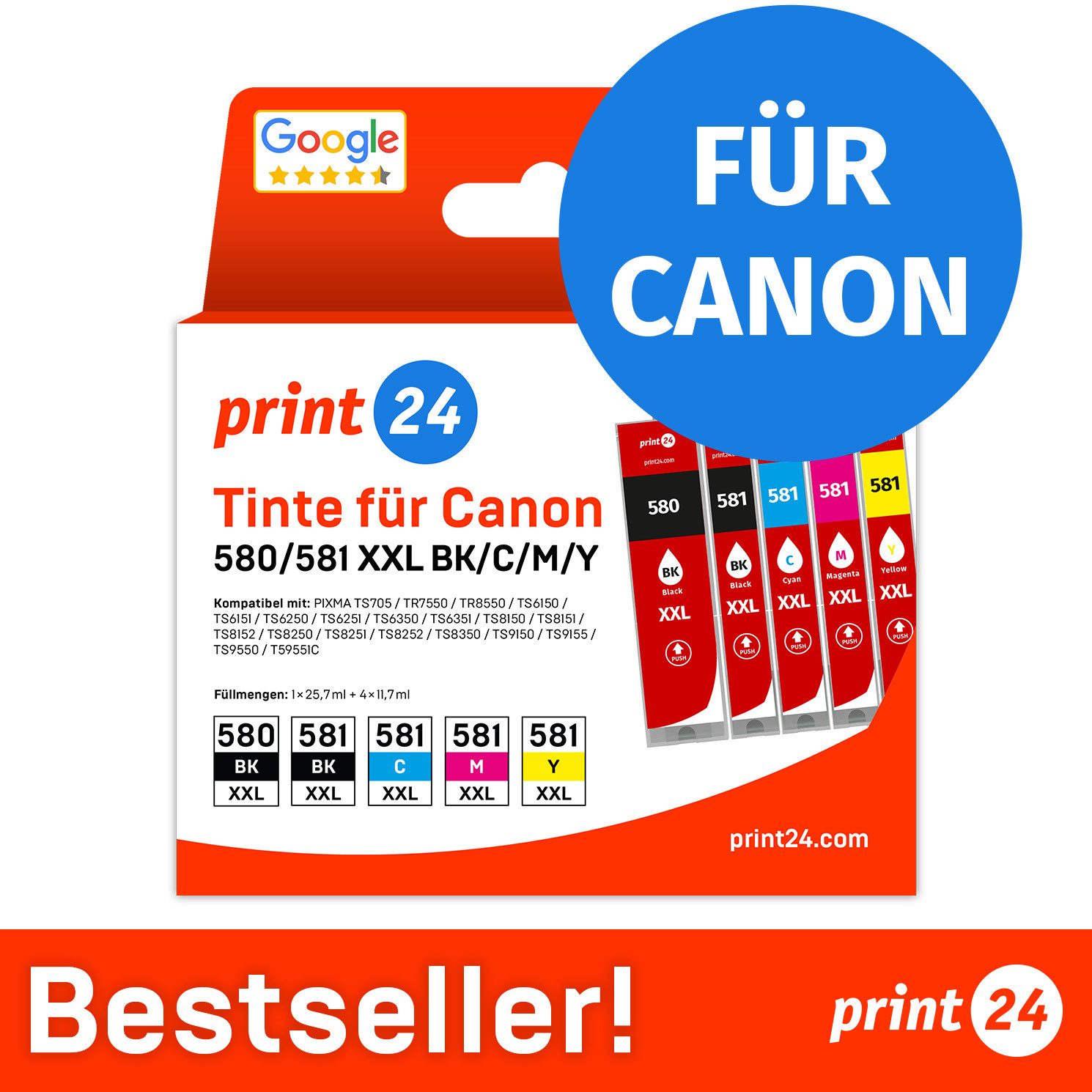 print24 Tintenpatrone (10-tlg)