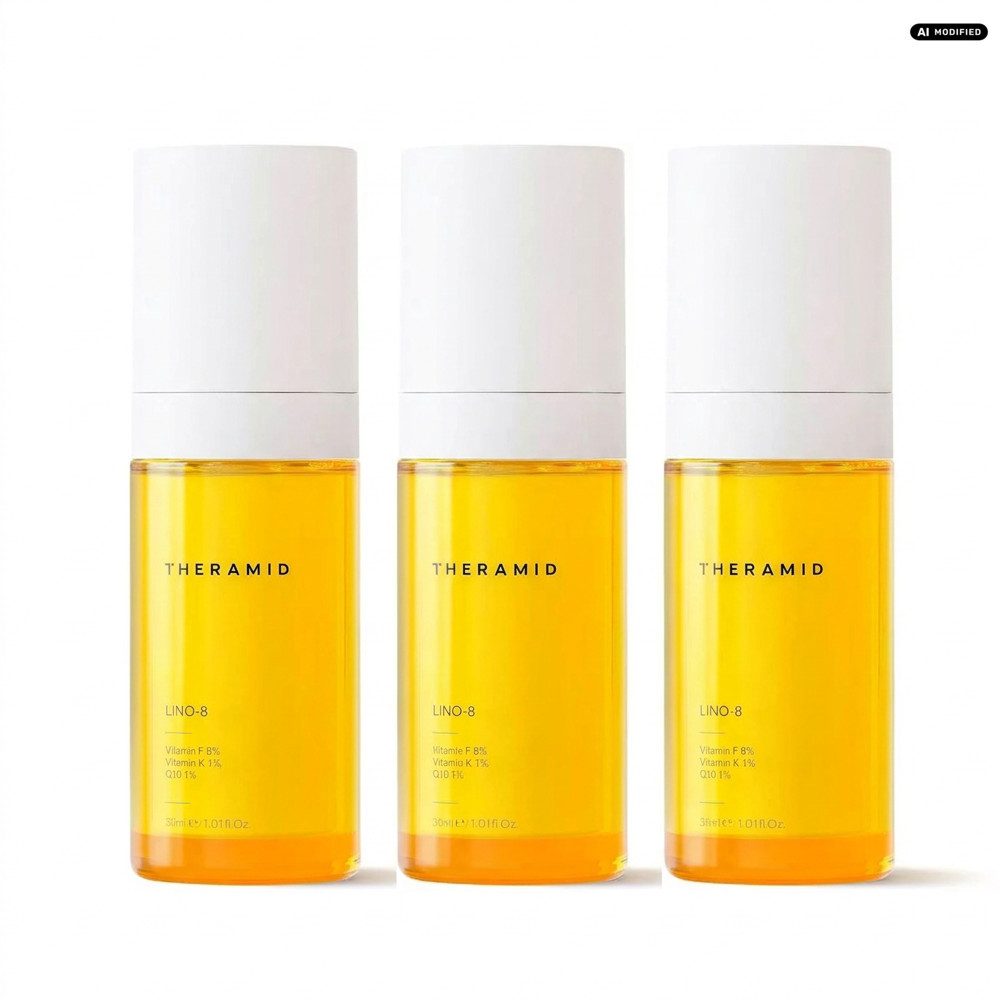 NICHE BEAUTY LAB Gesichtsserum Niche Beauty Lab Theramid LINO-8 Serum 3er Set, 1-tlg., Value Pack mit 3x antioxidativem Vitamin-Serum mit Q10