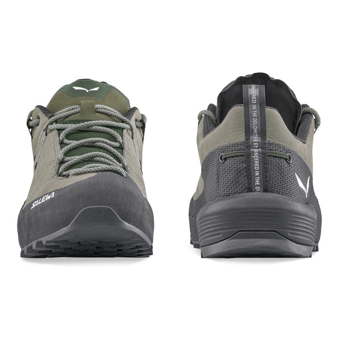 Salewa Wildfire Leather 2 GTX (Zustieg, Nubukleder, wasserdicht) grün/schwarz Wanderschuh