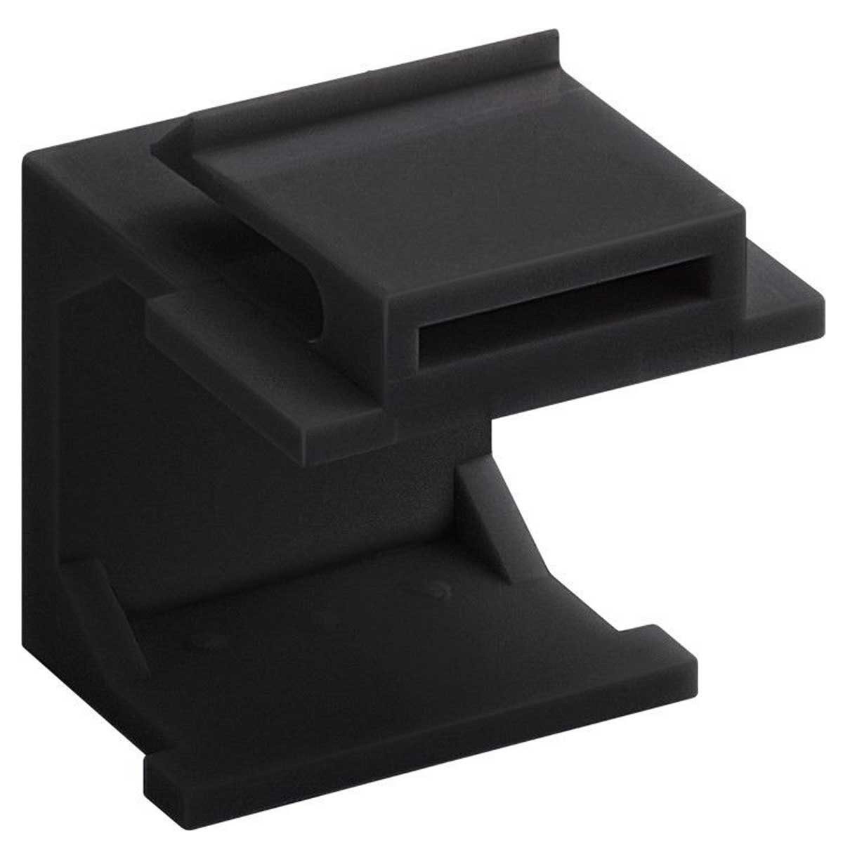 Goobay Netzwerkstecker Keystone Abdeckung (4-er Pack), Schwarz