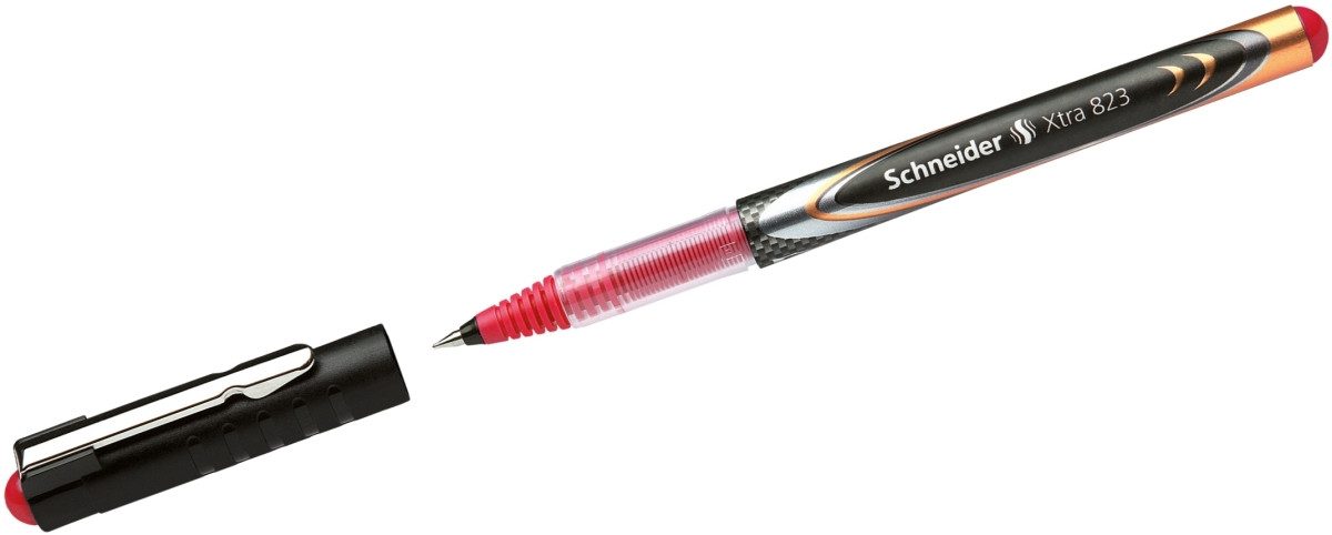 SCHNEIDER Tintenfeinschreiber Tintenkugelschreiber Xtra 823 0,3mm rot Packung mit 10 Stück
