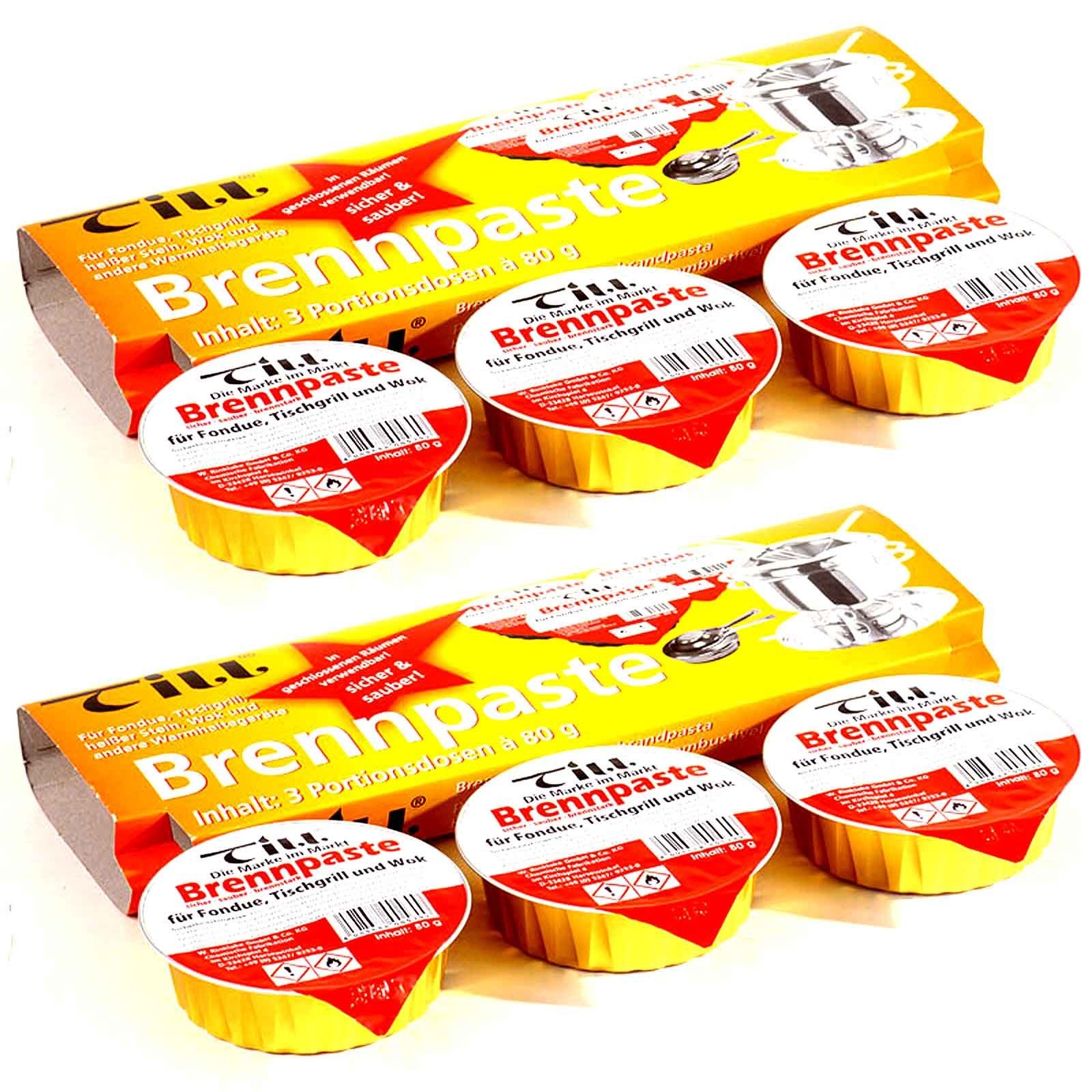 Produktbild von Olympia Brennpaste – 12 Dosen à 250 G, 6 Stunden Brenndauer, Für Buffet & Chafing Dish