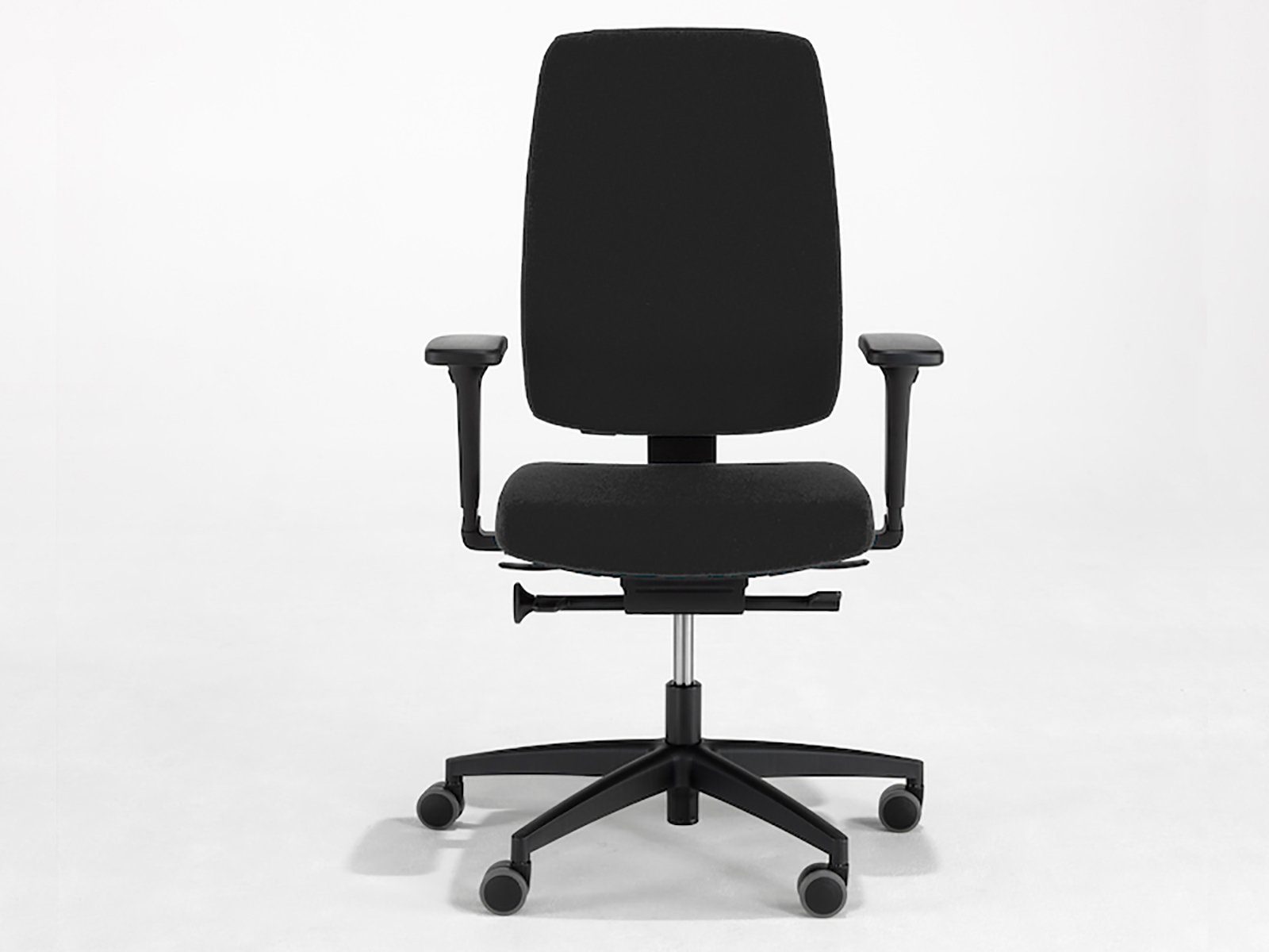 Mauser Sitzkultur Schreibtischstuhl, Ergonomisch-er Bürostuhl Schwarz moderner hochwertiger Armlehnenstuhl