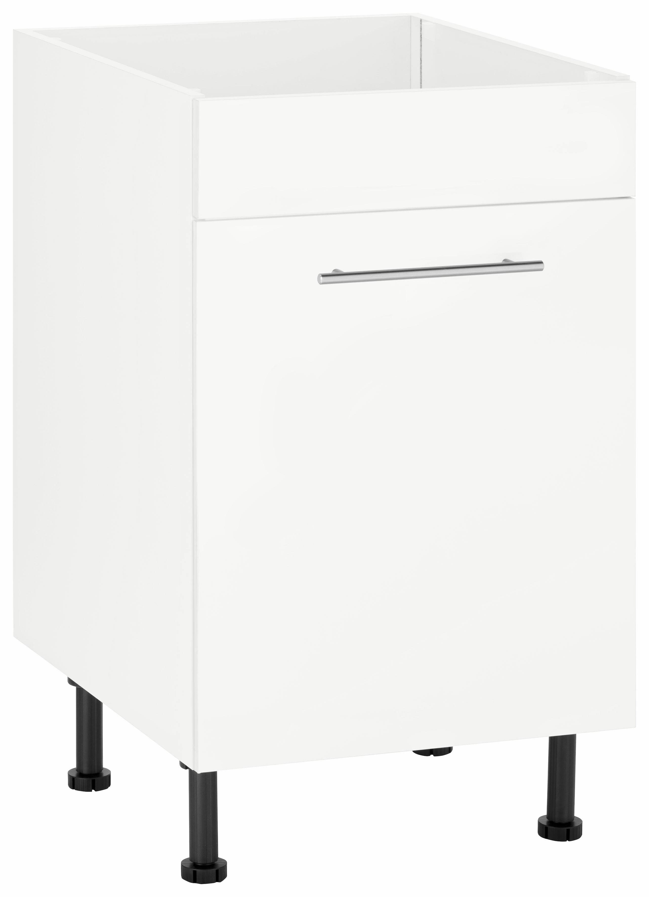 wiho Küchen Spülenschrank Ela Breite 50 cm, höhenverstellbare Füße