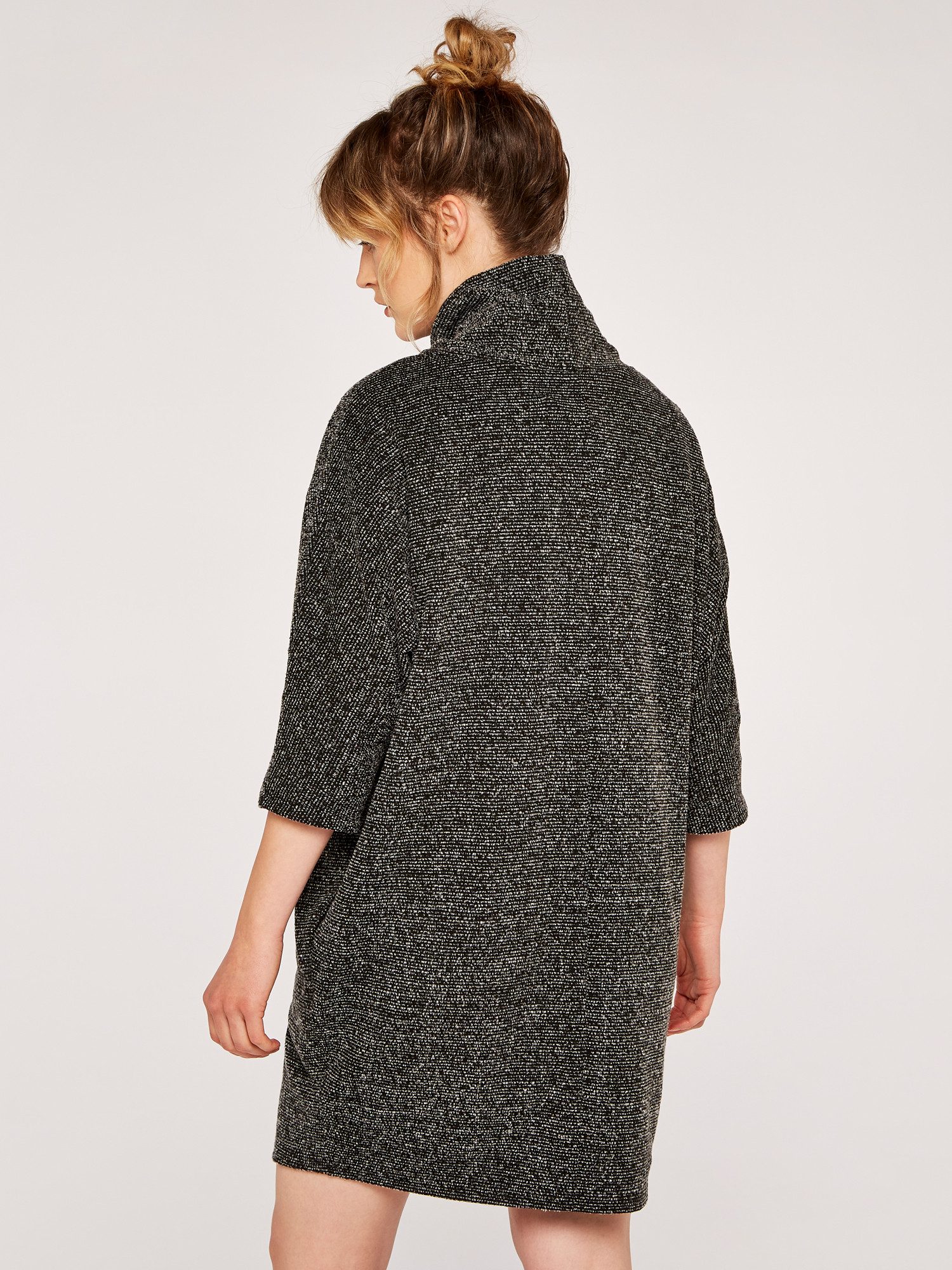 Apricot Strickkleid Cocoon-Schnitt, mit Jacquardmuster und günstig online kaufen