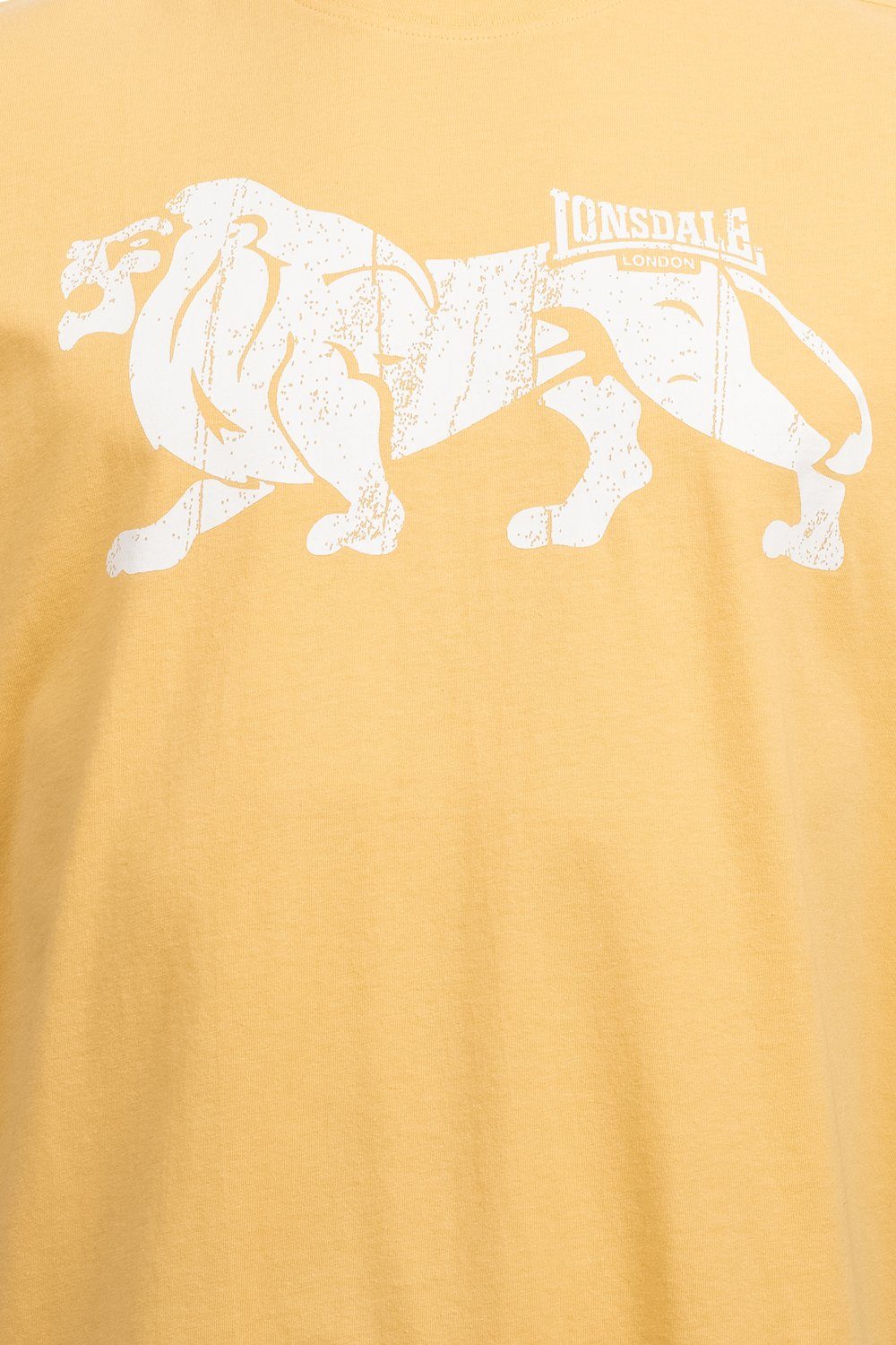 Pastel T-Shirt Lonsdale Yellow/White ENDMOOR