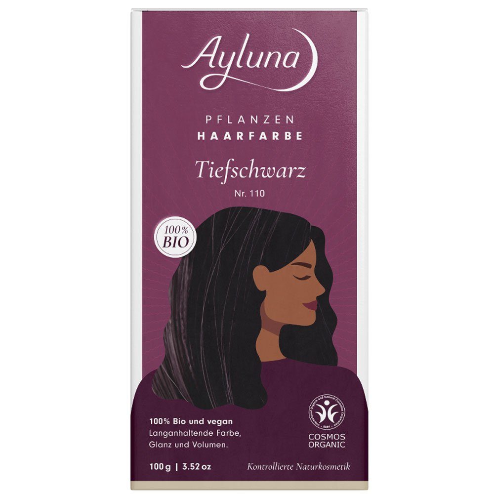 Ayluna Haarfarbe Tiefschwarz, Schwarz, 100 g