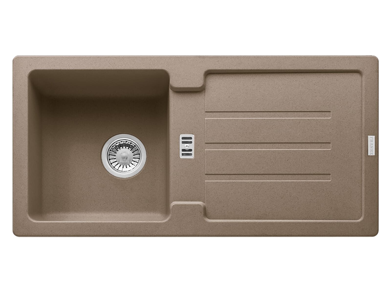 FRANKE Granitspüle, rechteckig, 86/44 cm, (1 St), aus Sanitized®