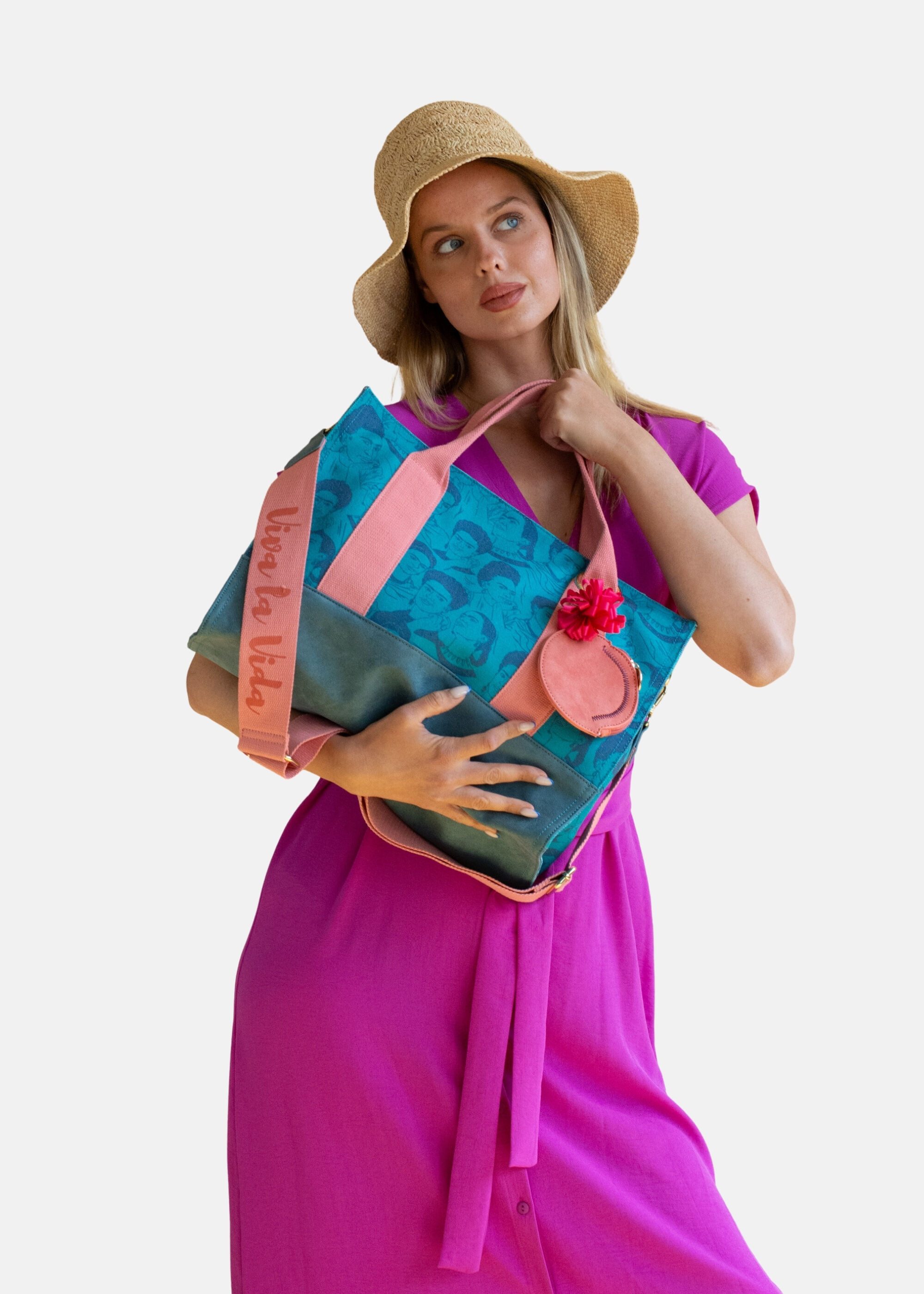 Fritzi aus Preußen Shopper Fritzi x Frida Kahlo (2-tlg), mit All-Over-Print