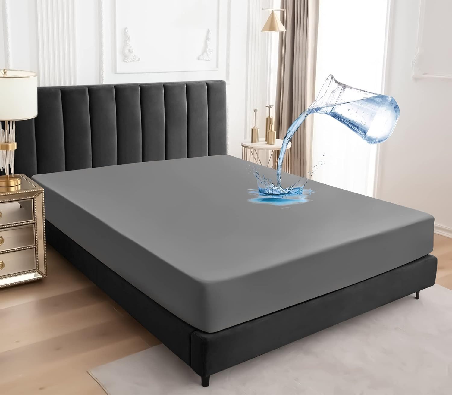 Matratzenauflage Baumwolle Atmungsaktive Matratzenschoner Matratzenauflage günstig online kaufen
