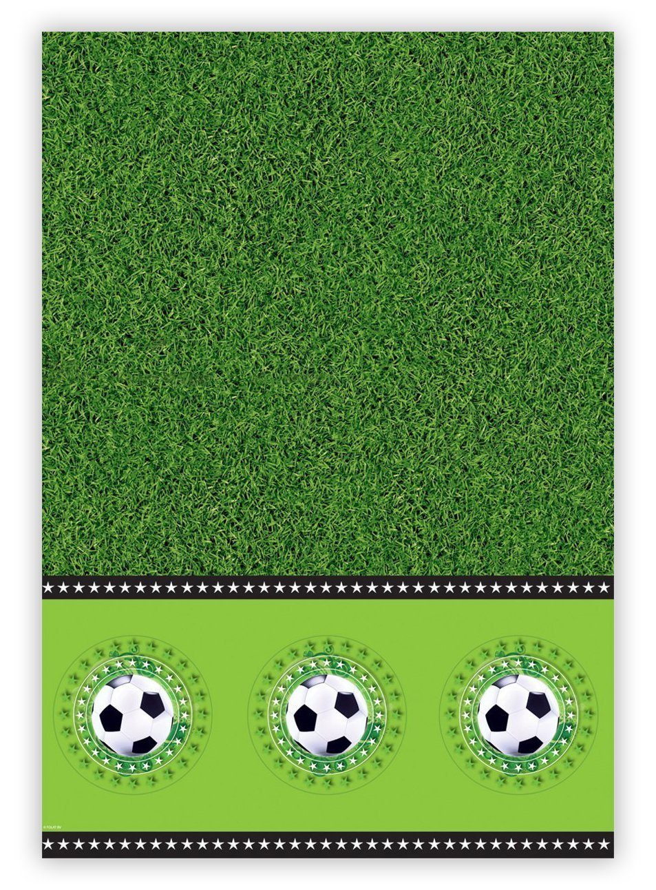 Folat Tischdecke Fußball Party Tischdecke, Partydeko für Deine Fußball-Mottoparty zum Geburtstag!