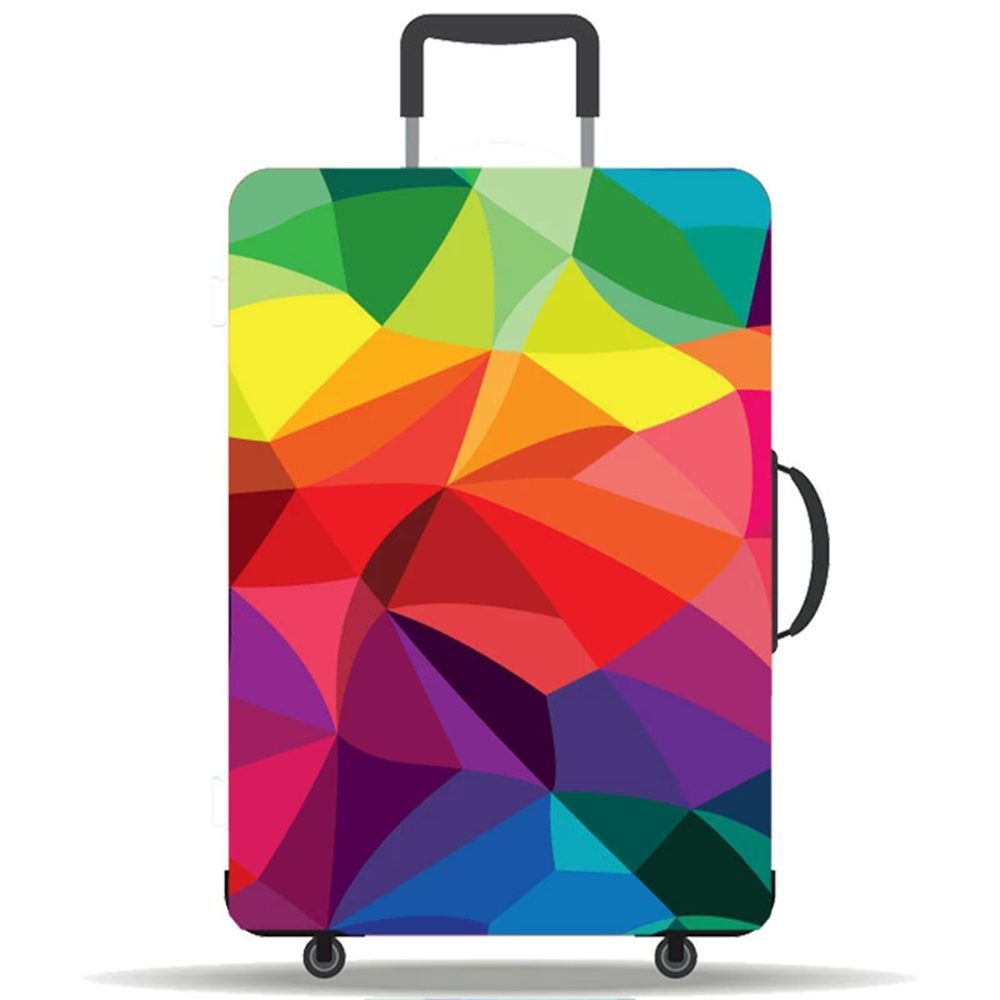 Agger Kofferhülle Elastische Koffer-Abdeckungen für Koffer, 18–32 Zoll,Weltkarte, Trolley-Schutzhülle,Waschbar Schutzhaube für Koffer,Abriebfest