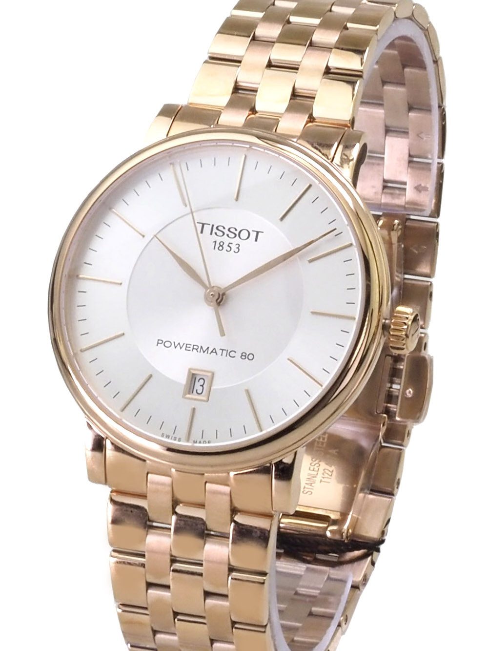 Tissot Automatikuhr Herren Uhr 40 mm Ø T1224073303100 Carson Premium Powermatic 80