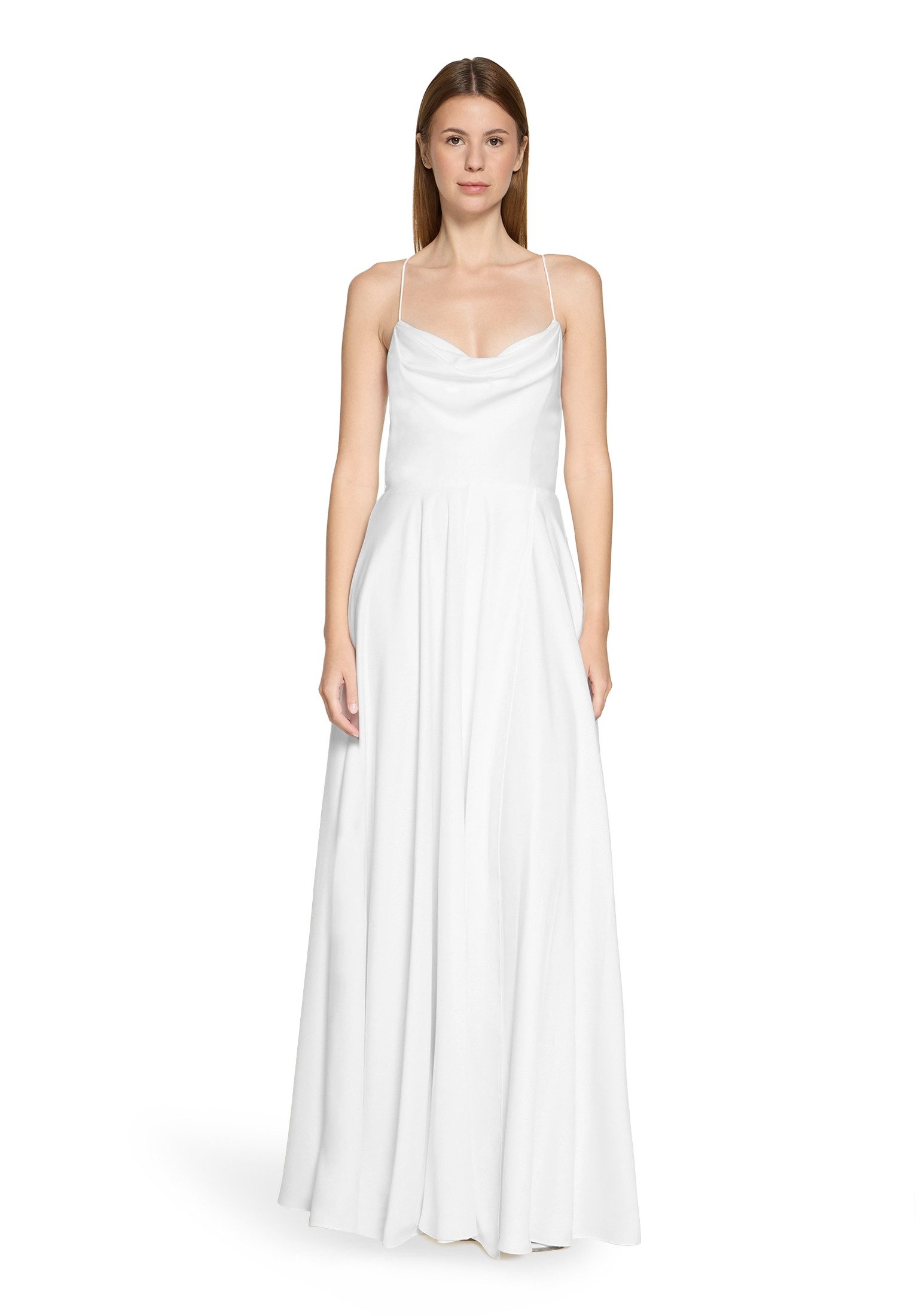 Vera Mont Abendkleid Damen mit Wasserfallausschnitt Material günstig online kaufen