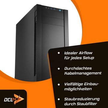 dcl24.de Business-PC (AMD Ryzen 9 5900X, GTX 1650, 32 GB RAM, 1000 GB SSD, Luftkühlung, WLAN, Windows 11 Pro)