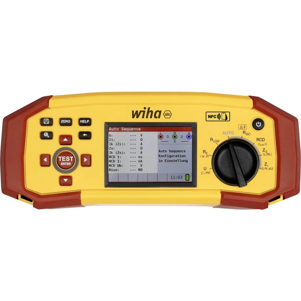 Wiha Multimeter MFT one (Art. Nr. 47216) Installationstester-Set, inkl. Koffer