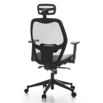 hjh OFFICE Drehstuhl Profi Bürostuhl AIR-PORT Netzstoff/Leder (1 St), Schreibtischstuhl ergonomisch