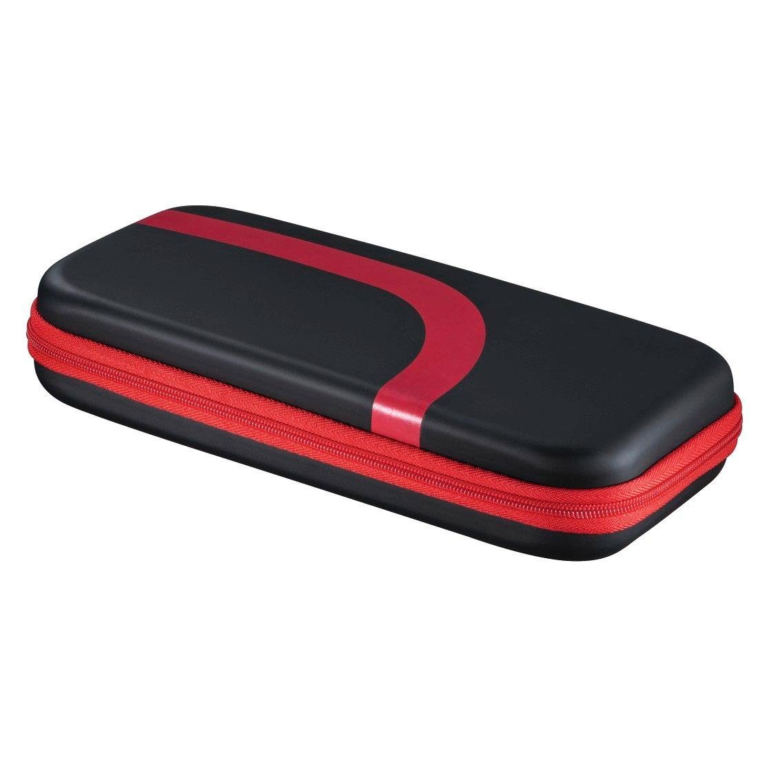 Hama Set(Tasche,Schutzglas,Control-Aufsätze) für Nintendo Switch, Schw/Rot Zubehör Nintendo | Nintendo-Switch-Controller