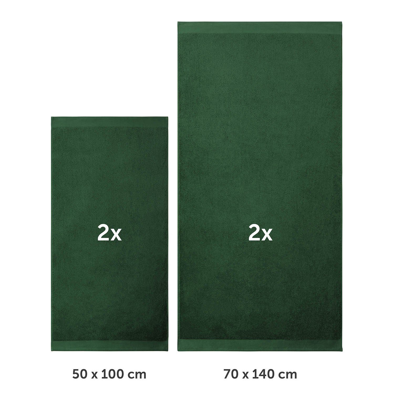 Blumtal Handtuch Set Premium 4 oder 6-TLG. Frottier Set - 100% Baumwolle, F günstig online kaufen