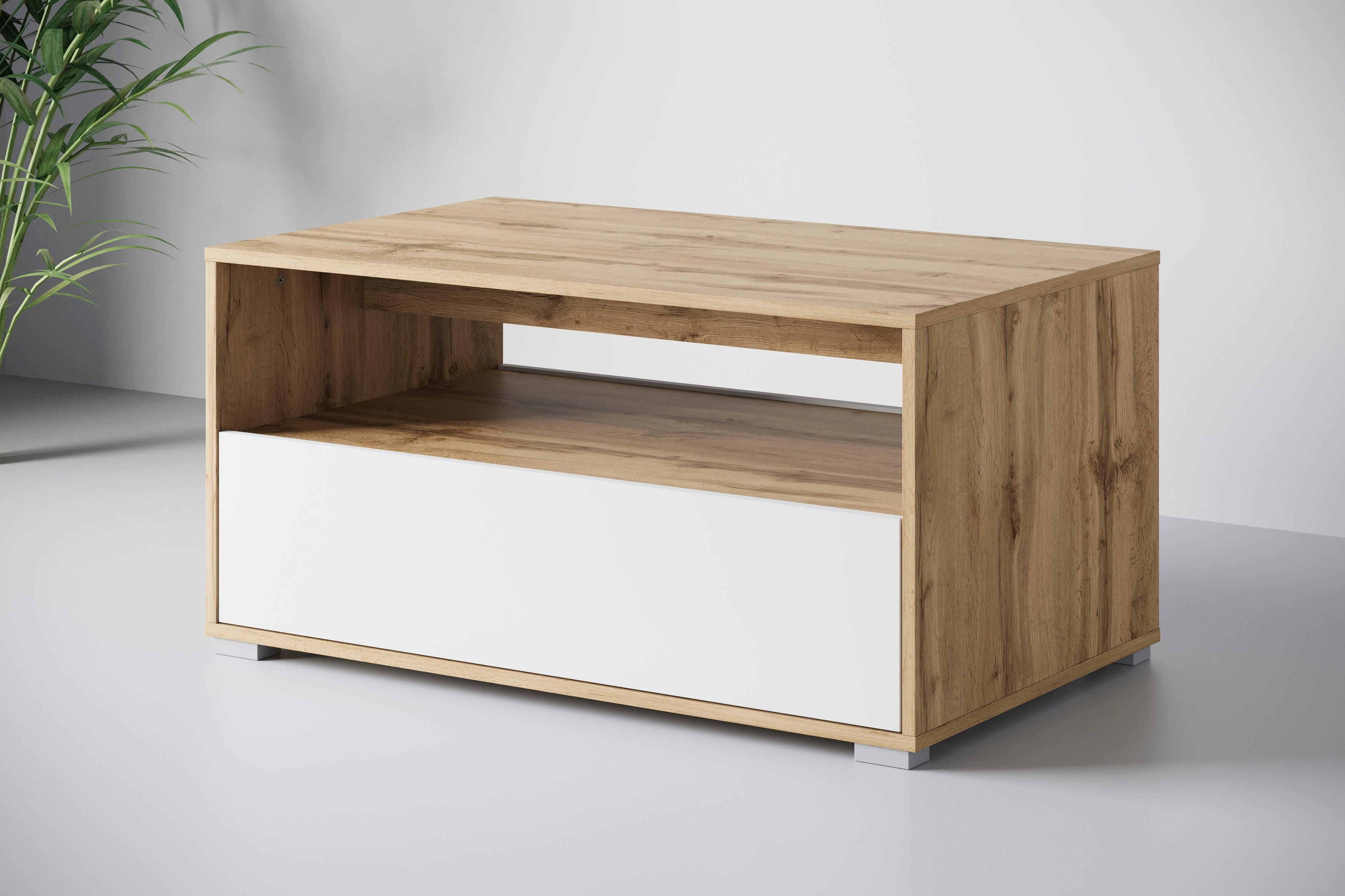 INOSIGN Couchtisch Kenia (1-St), Rechteckiger Kaffeetisch, 90x55 cm, mit of günstig online kaufen