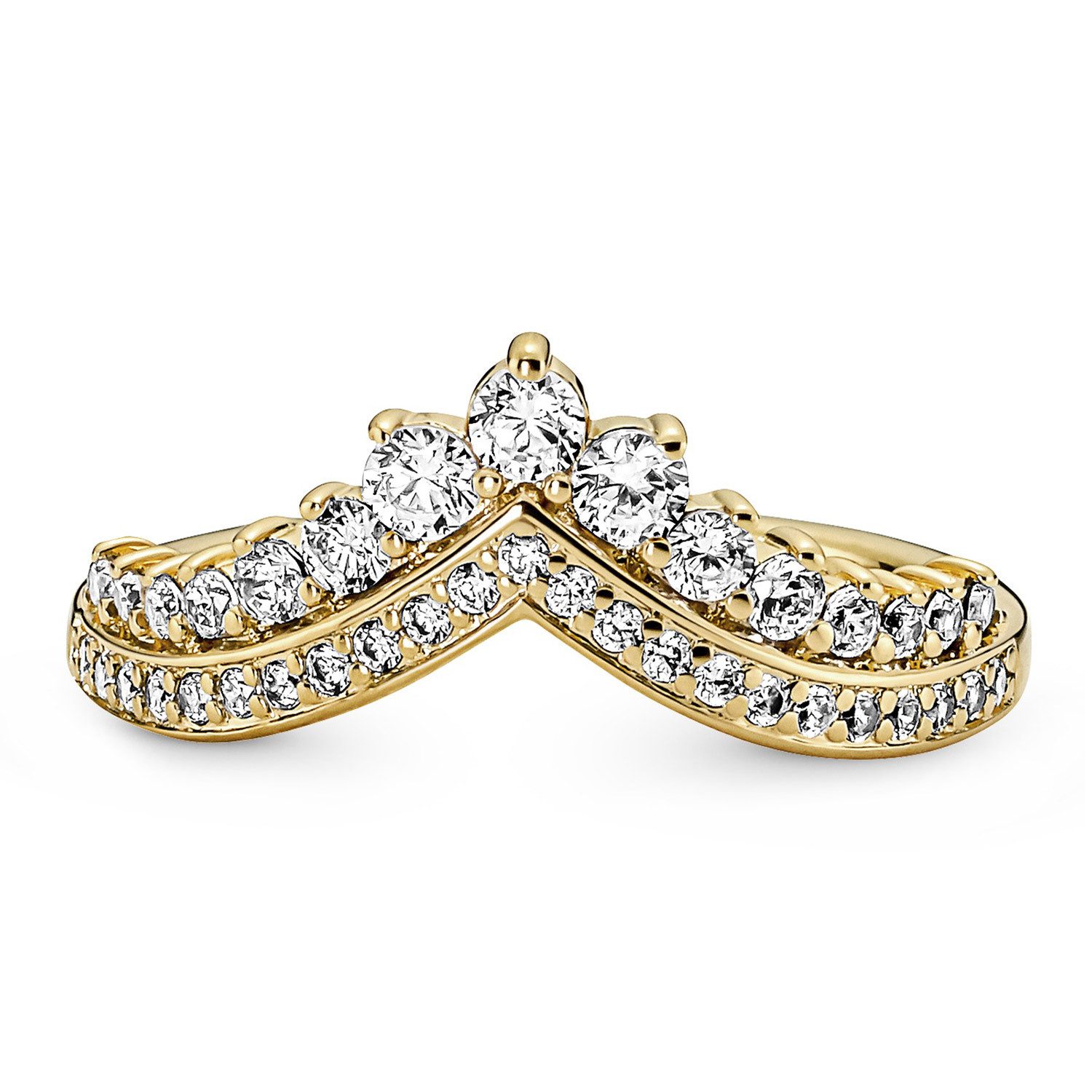 Pandora Fingerring DamenWish Tiara Goldfarben günstig online kaufen