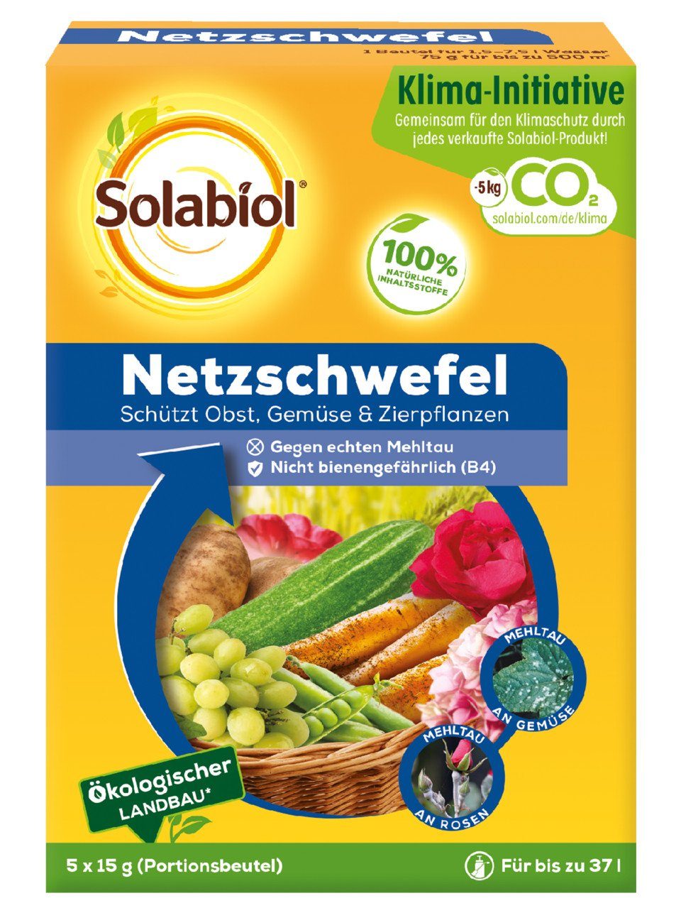 Pflanzen-Pilzfrei Solabiol Netzschwefel Pilzfrei 75 g