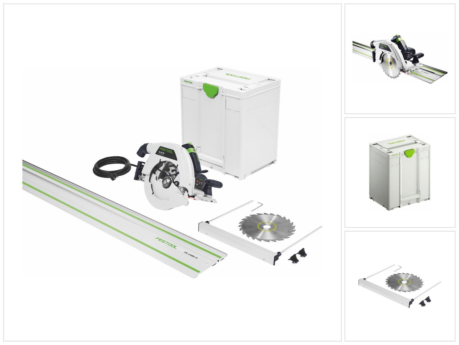 FESTOOL Kompakt-Handkreissäge HK 85 EB-Plus-FS Handkreissäge Kappsäge 1900 W 230 mm (576138) + Sä