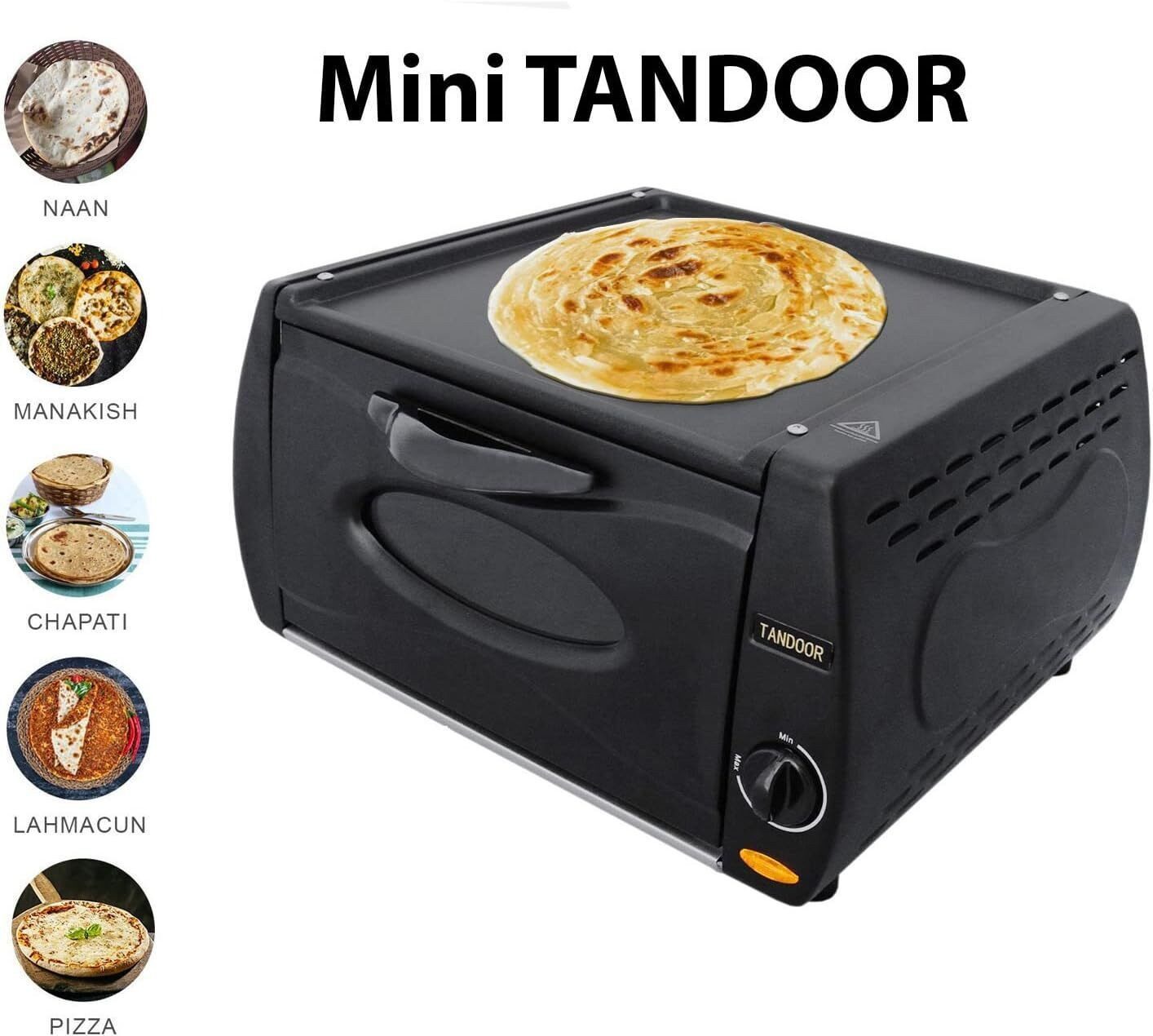 Tandoor Minibackofen Tandoor Mini Backofen Ofen Maker Pizza Lahmacun Naan Chapati Grill