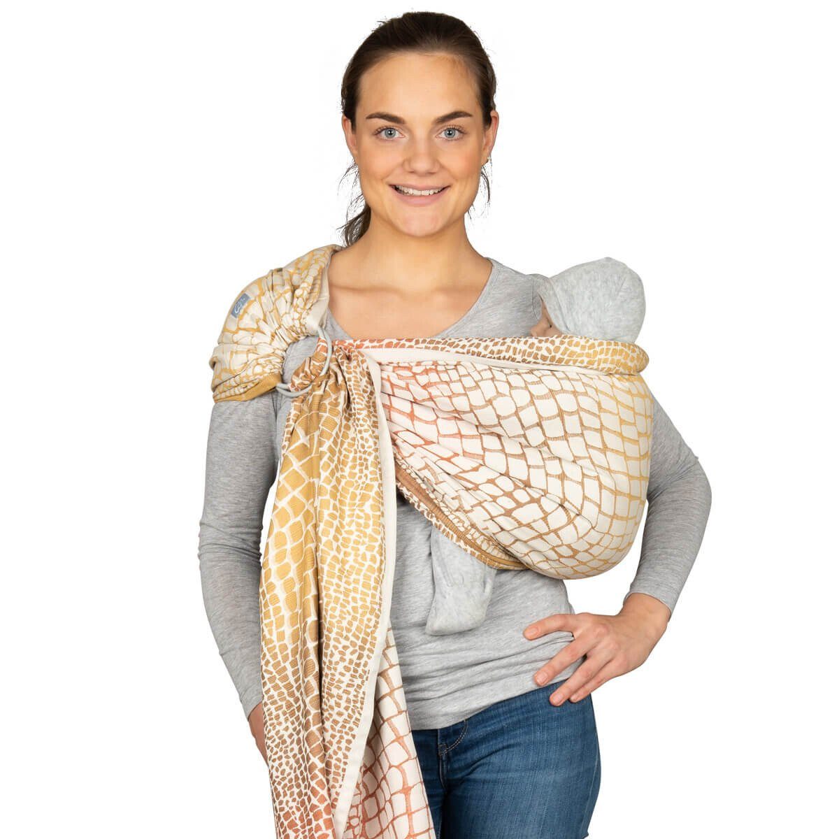 Darwin kbA Hoppediz Ring-Sling creme Tragetuch