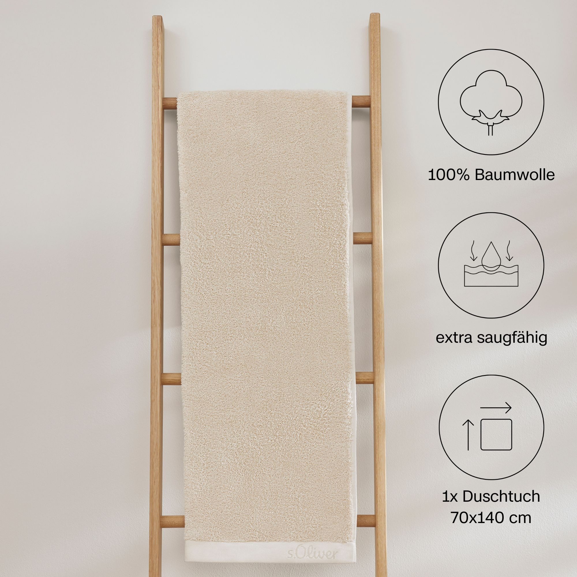 s.Oliver Duschtuch s.Oliver, Premium Qualität, 600 gr/m², auch als Sets erh günstig online kaufen