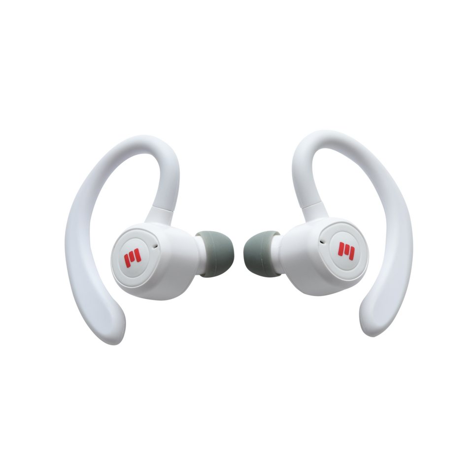 MIIEGO MiiBUDS ACTION II Sport-Kopfhörer (Siri, Google Assistant, Bluetooth,  90 Std. Akkulaufzeit, Eingebaute Powerbank, Qi-fähig)