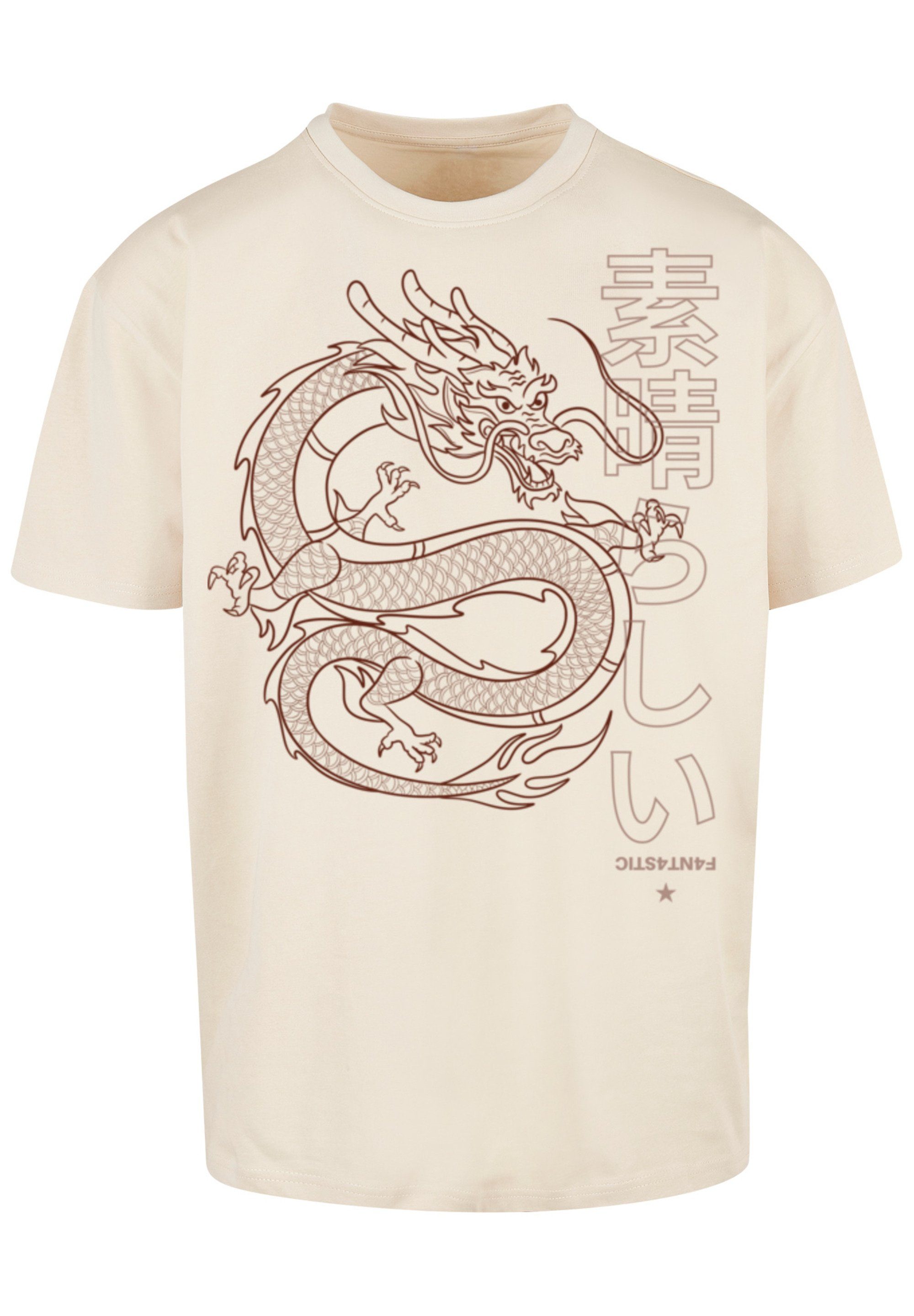 sand Japan F4NT4STIC T-Shirt Print Drache
