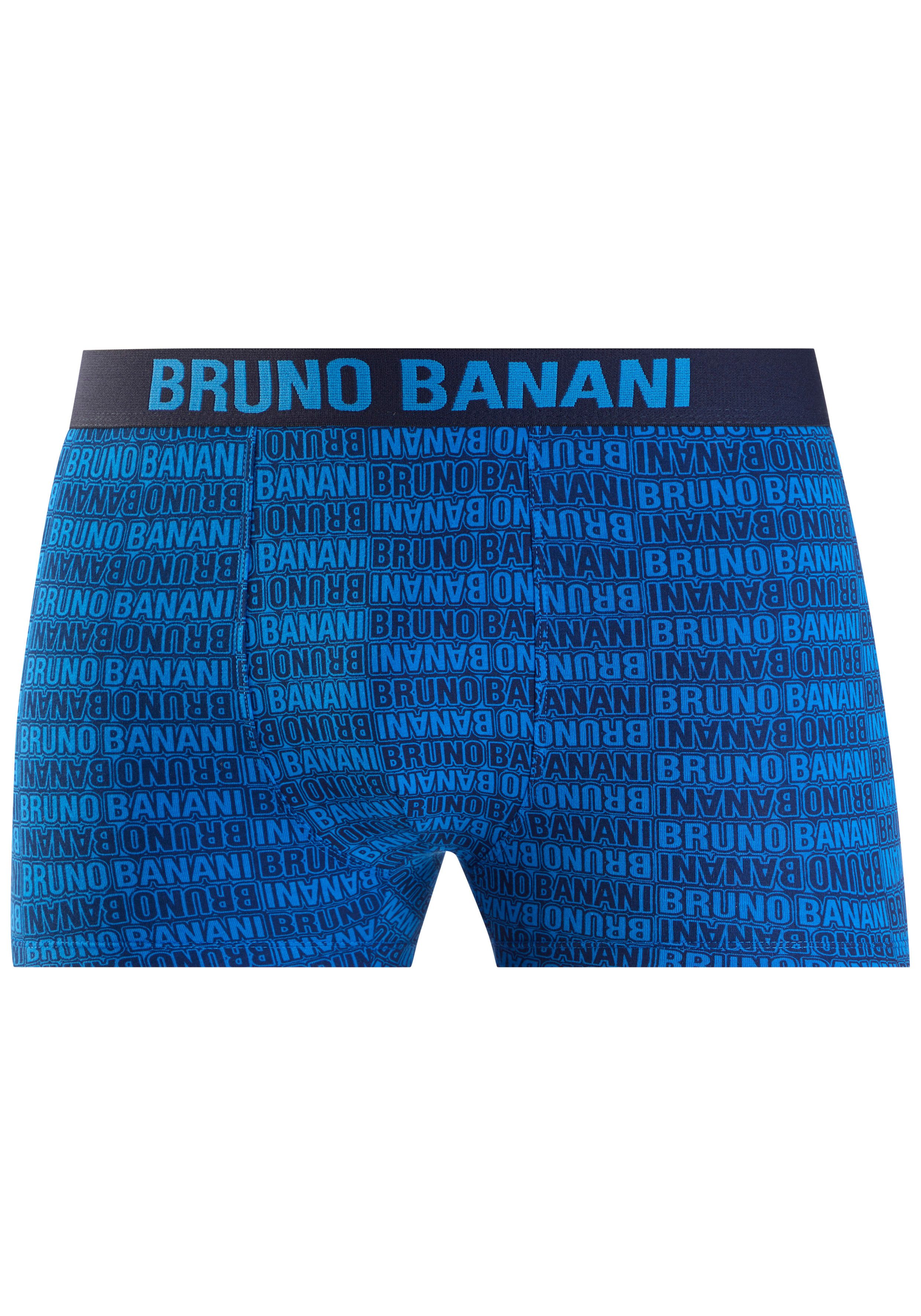 Bruno Banani Boxer Boxershorts für Herren (Packung, 4-St) Unterhosen mit Logobund