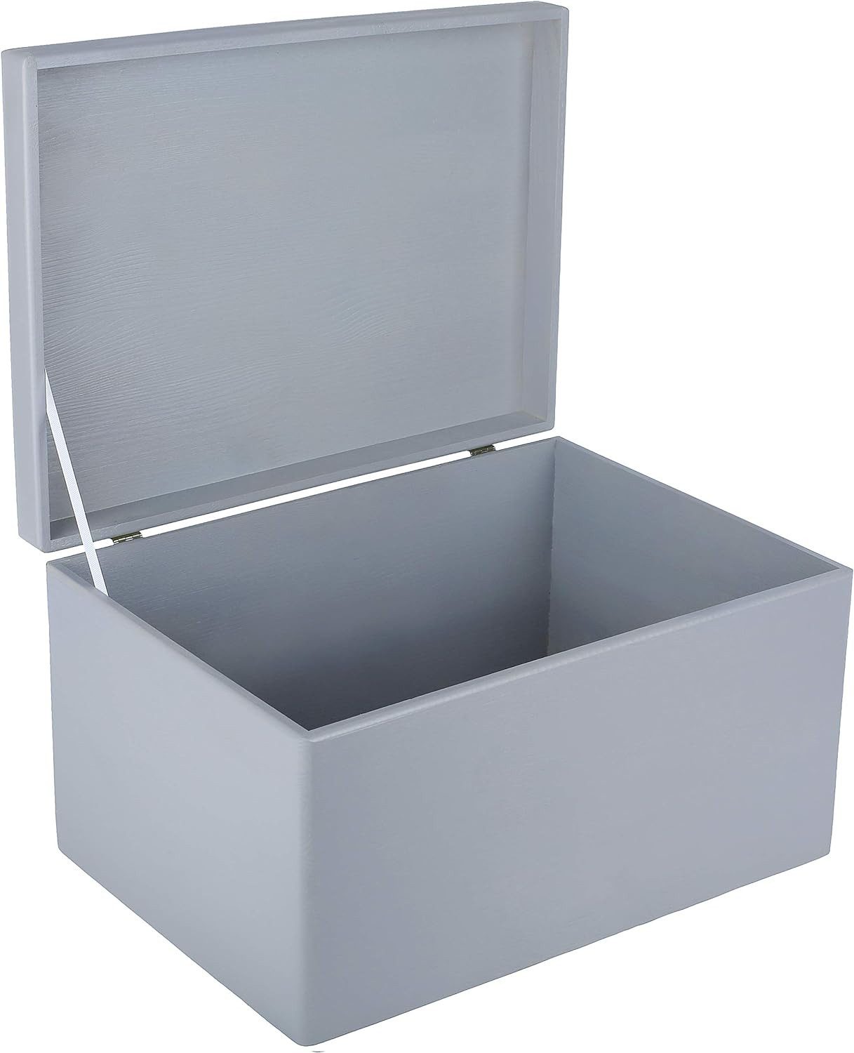 Creative Deco Holzkiste Große Holzkiste mit Deckel 40x30x24 cm (1cm), Holzbox mit Deckel Kasten