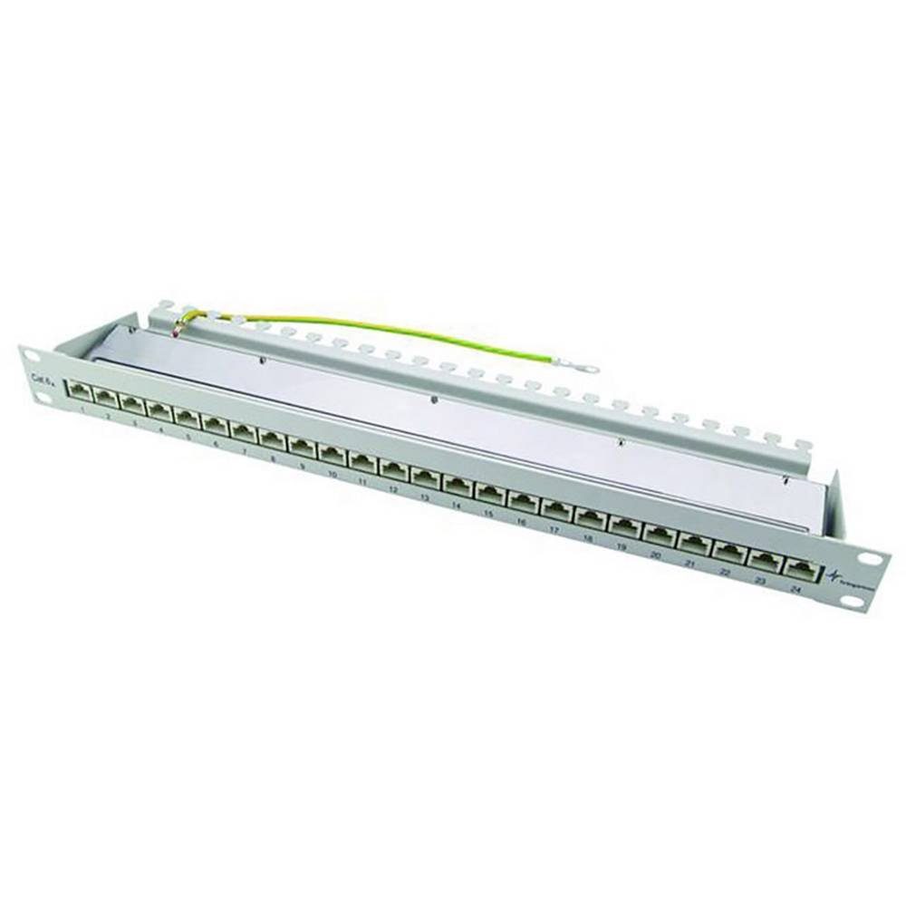 Telegärtner 19″ Patch Panel MPP24-H K Cat.6A Netzwerk-Patch-Panel