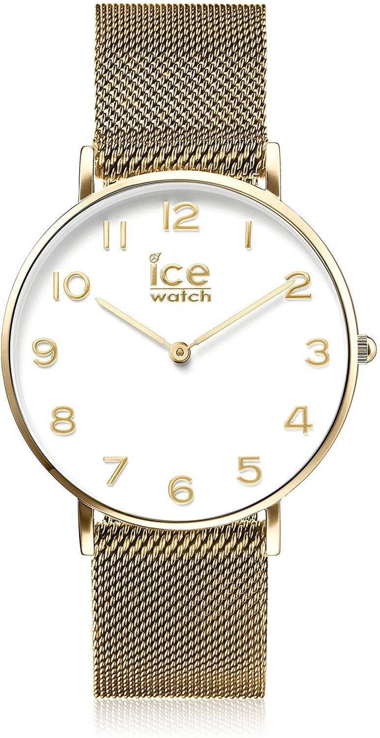 Gold City Quarzuhr Milanese Shiny ice-watch Ice