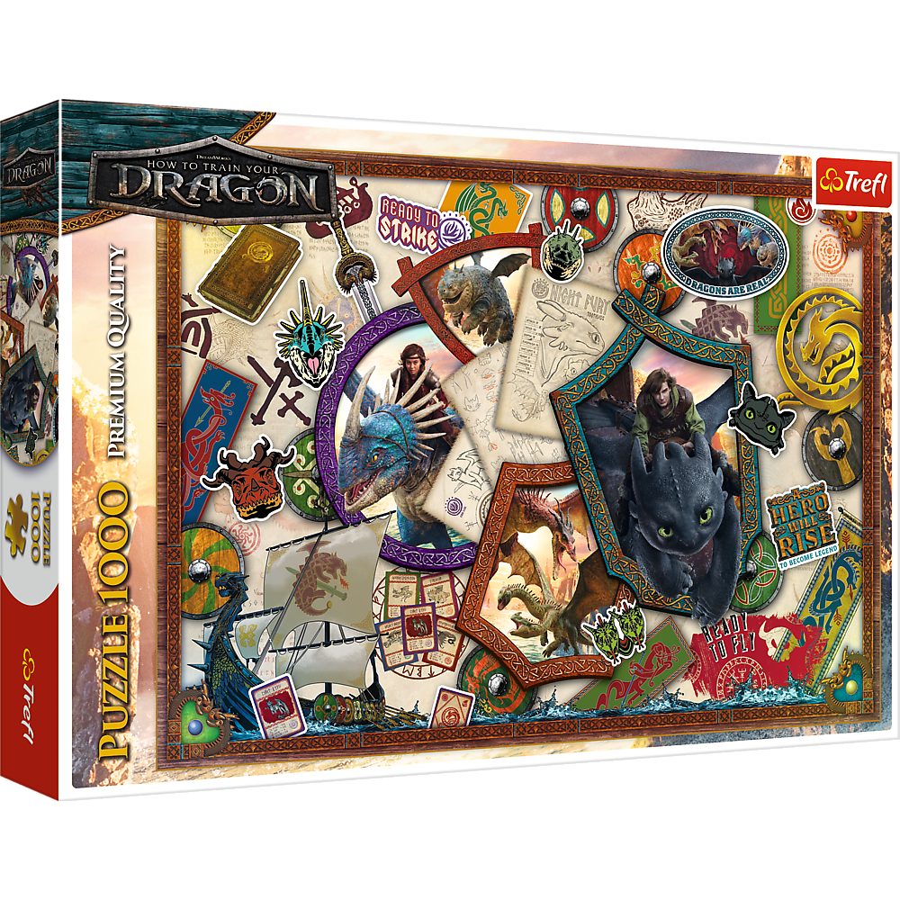 Trefl Puzzle Trefl, Dragon, 1000 Teile Puzzle, 1000 Puzzleteile